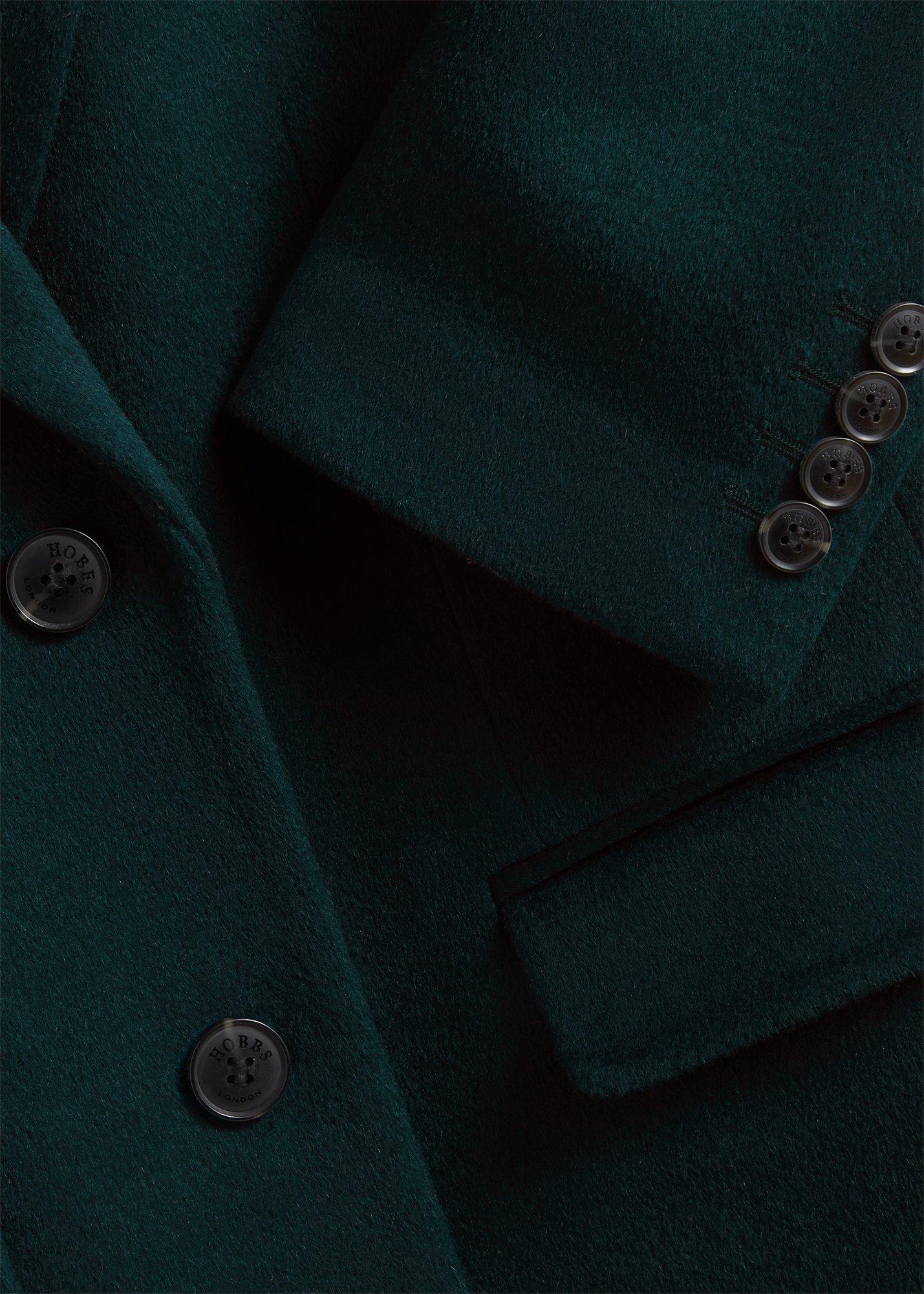 Petite Cavendish Wool Coat, Dark Fir Green, hi-res
