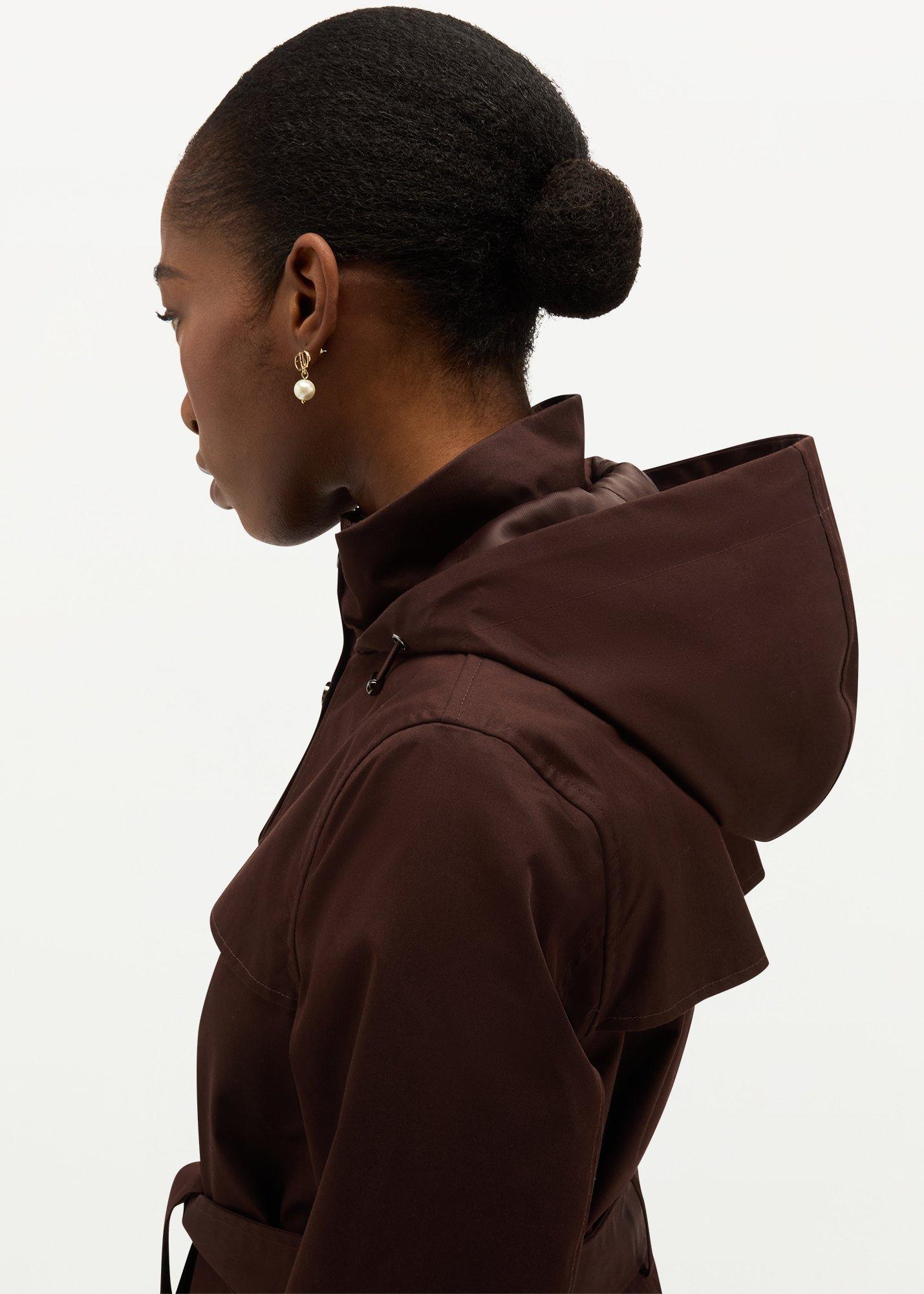 Felicia Short Jacket, Chocolate, hi-res
