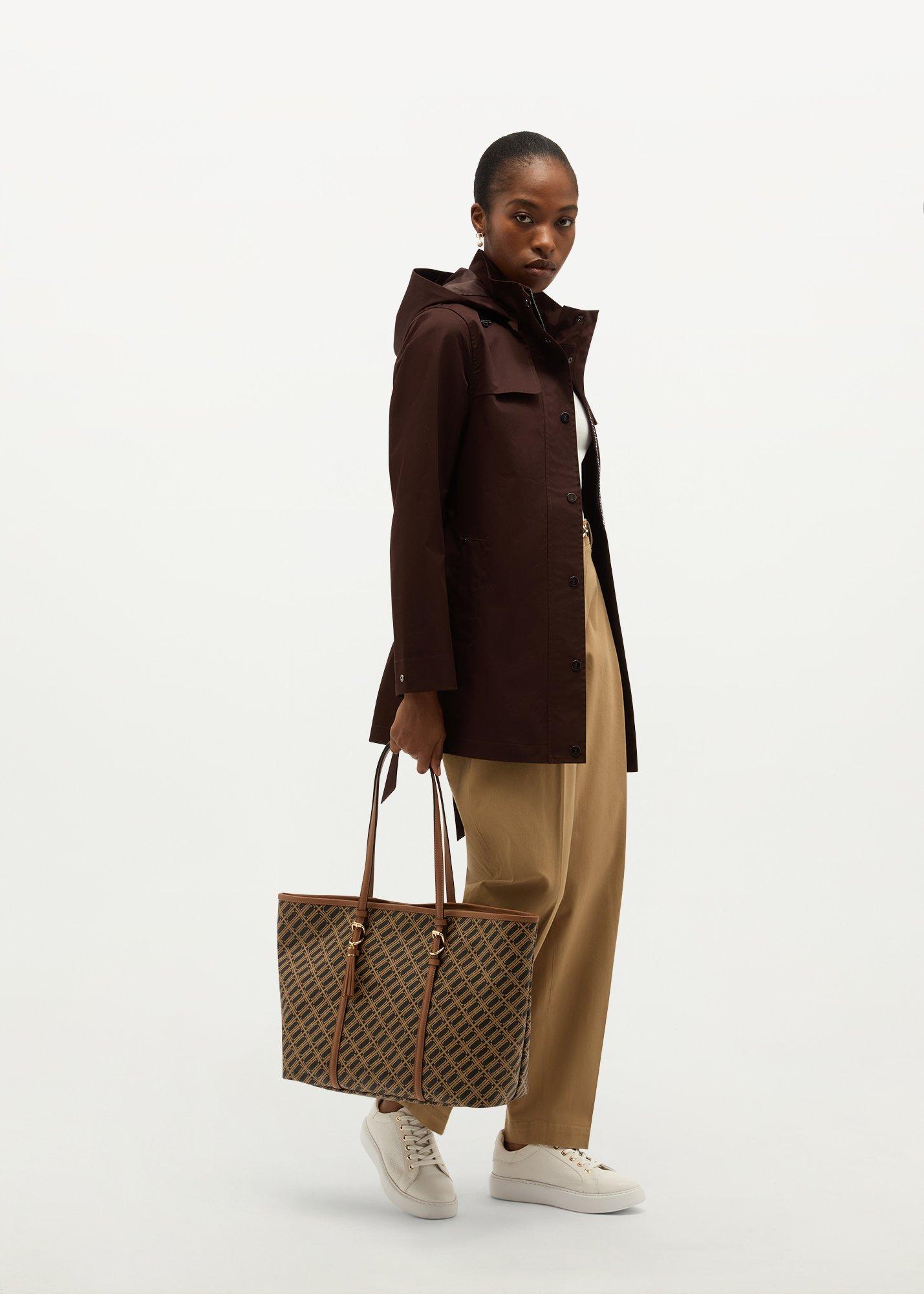 Felicia Short Jacket, Chocolate, hi-res