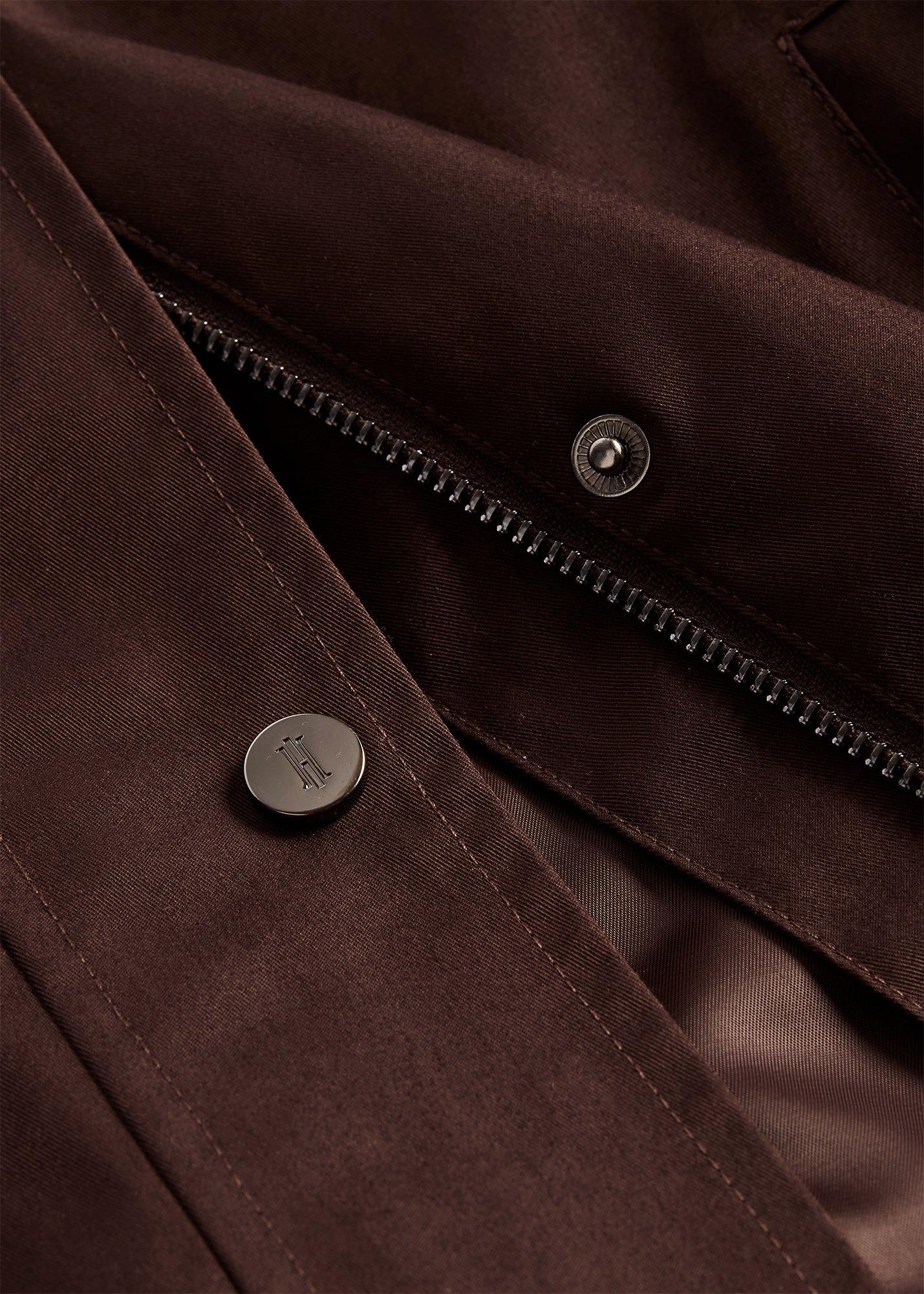 Felicia Waterproof Short Jacket, Chocolate, hi-res
