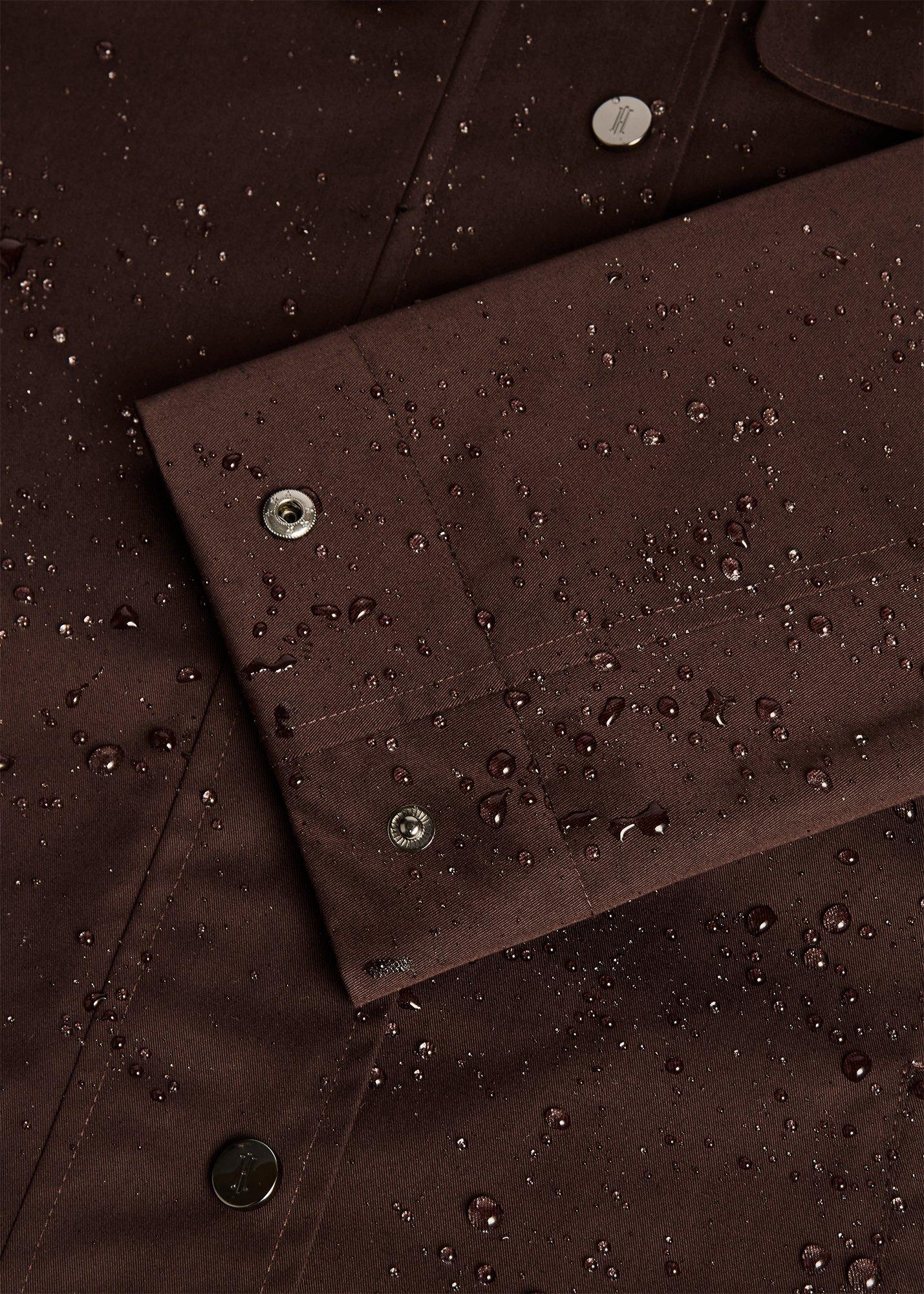 Felicia Waterproof Short Jacket, Chocolate, hi-res