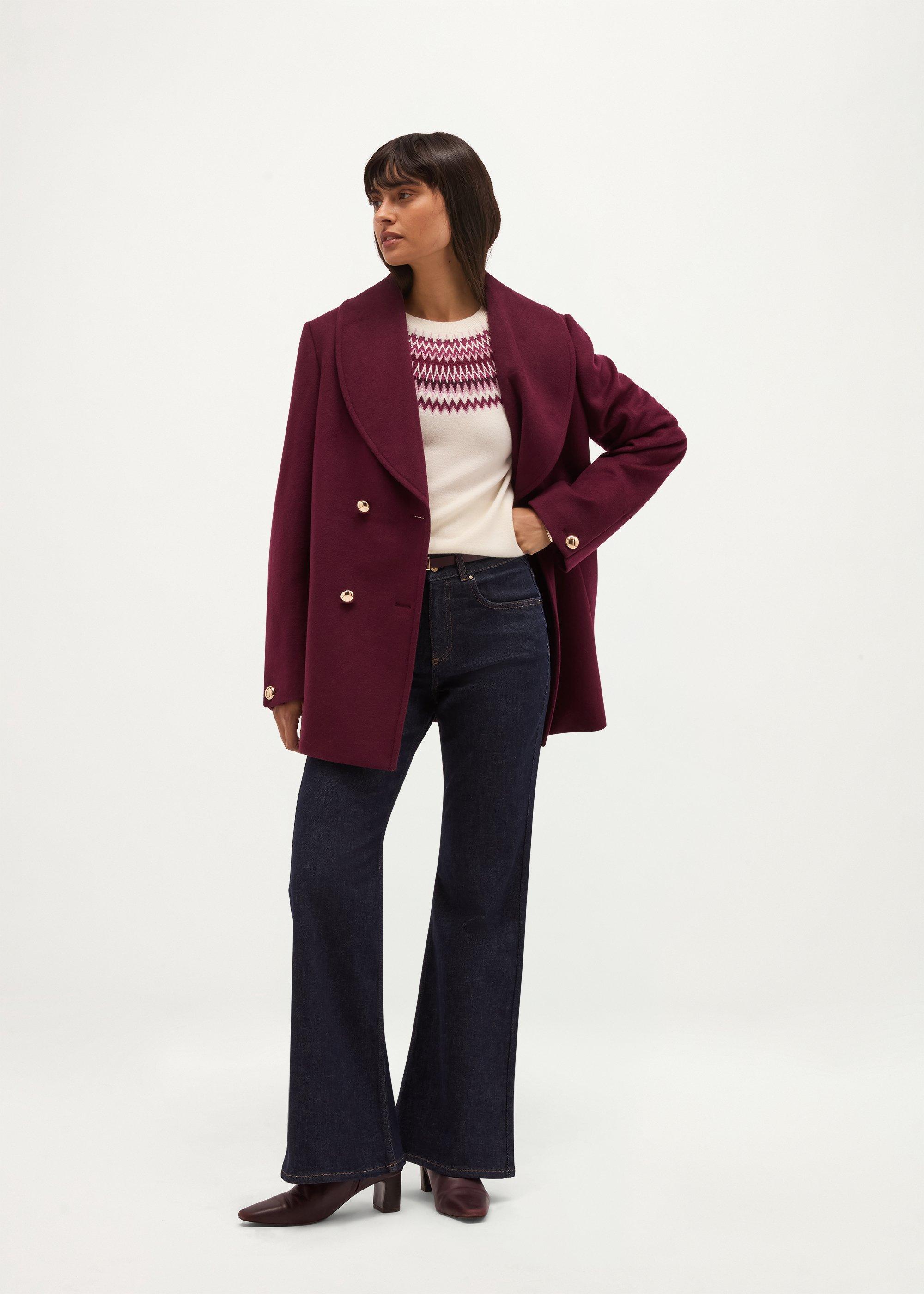 Indira Shawl Collar Coat