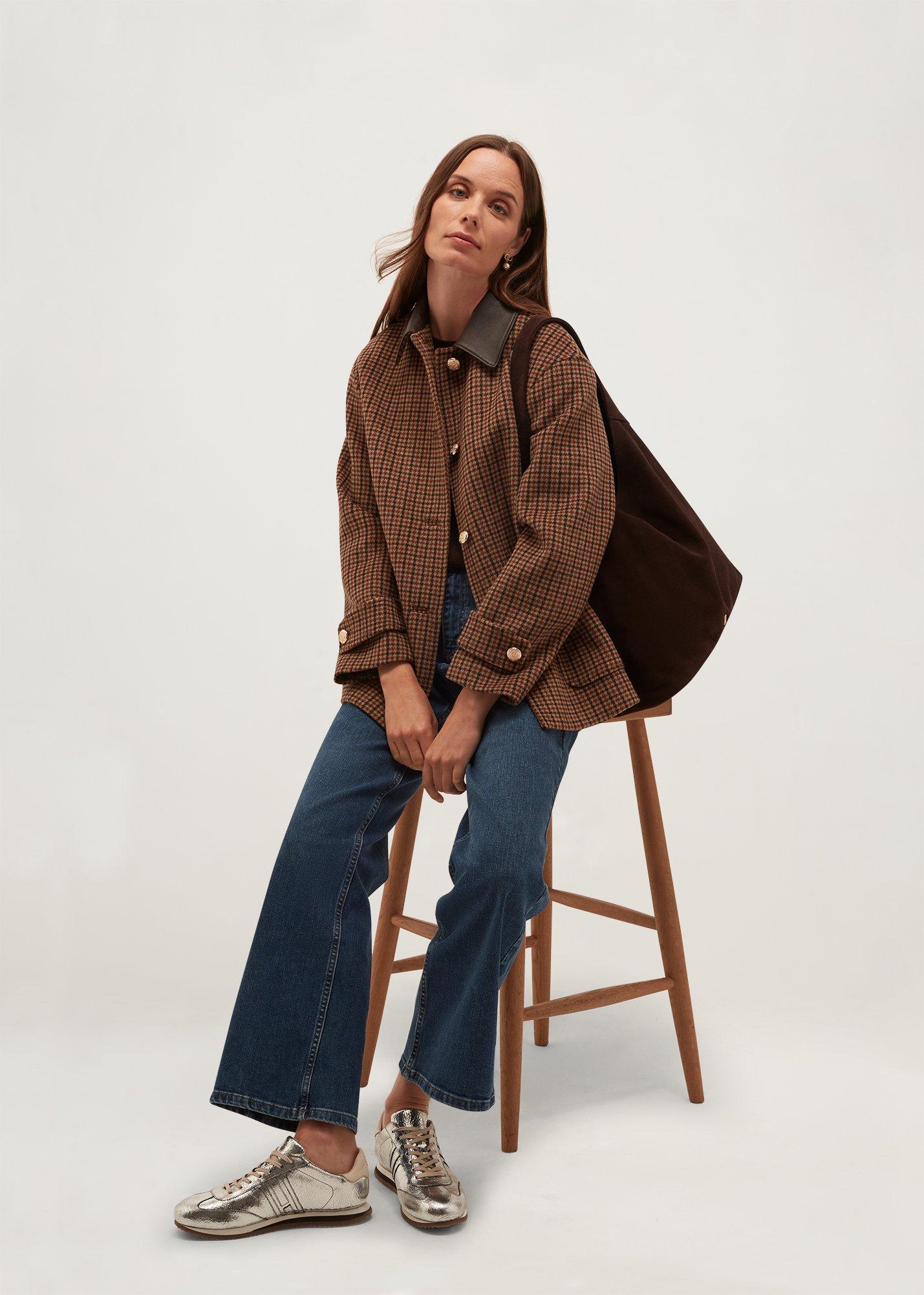 Rachel Coat, Camel Multi, hi-res