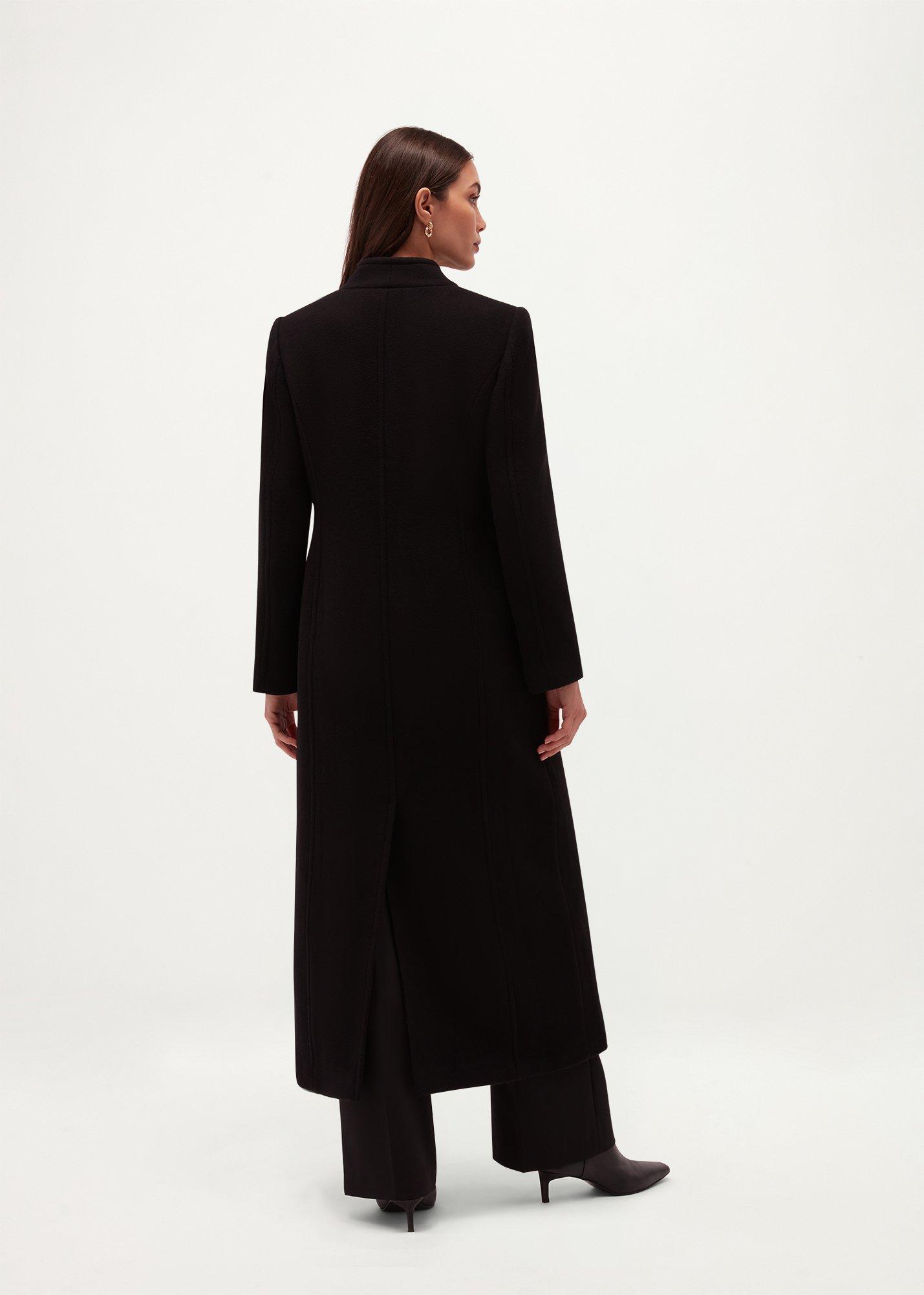 Catriona Wool Blend Coat, Black, hi-res