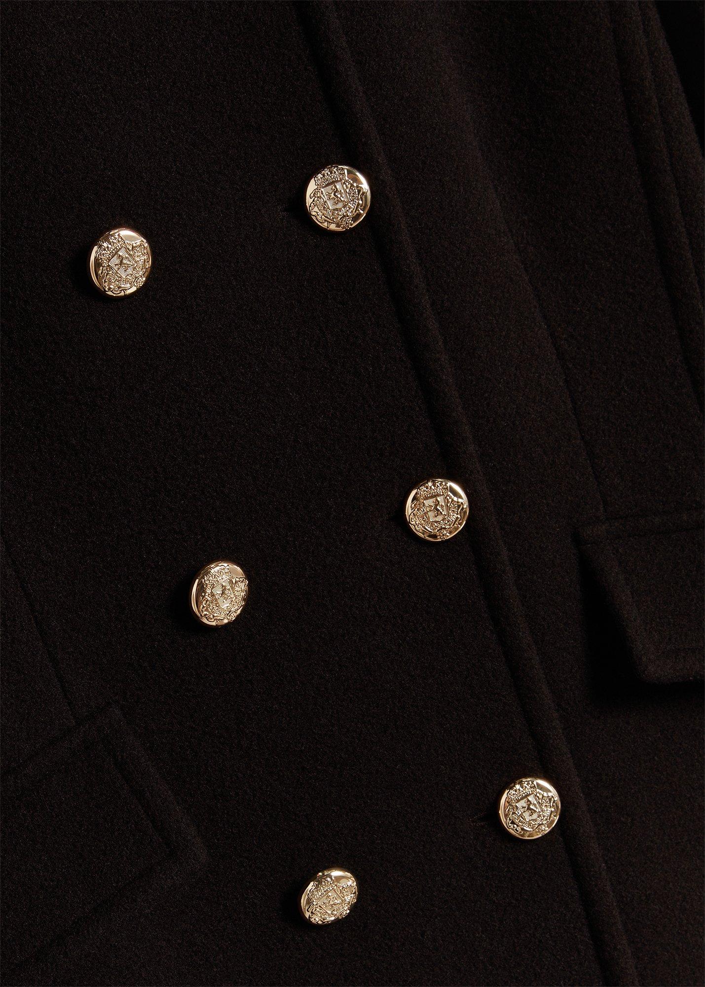 Catriona Wool Blend Coat, Black, hi-res