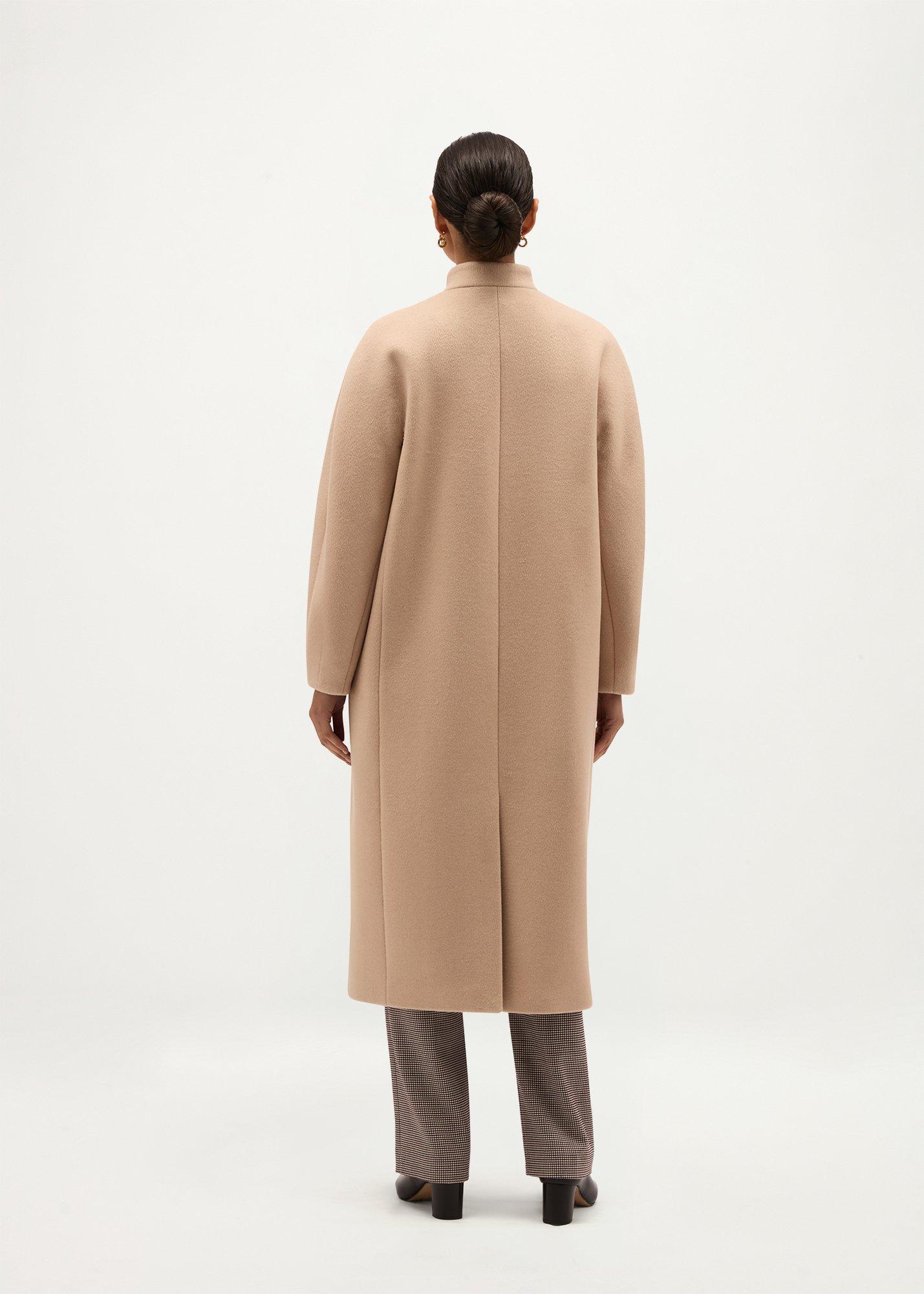 Christina Wool Coat, Light Camel, hi-res