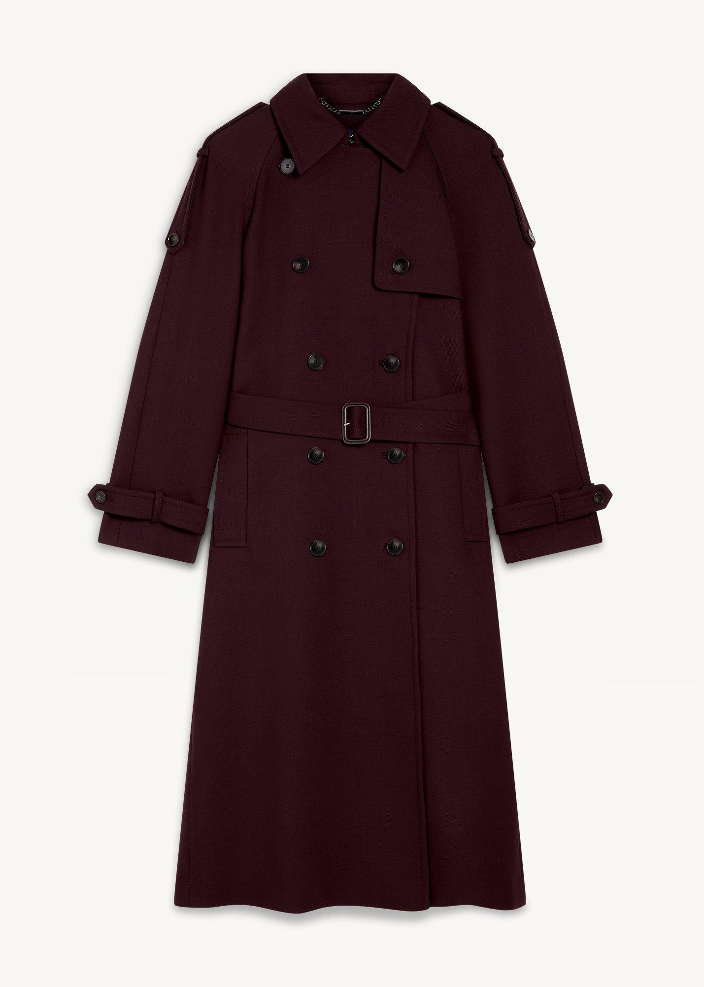 Vida Wool Blend Trench Coat