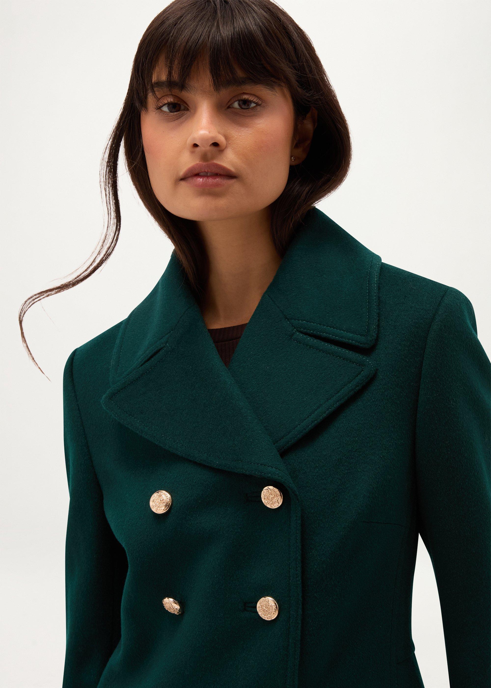 Larna Coat, Dark Fir Green, hi-res