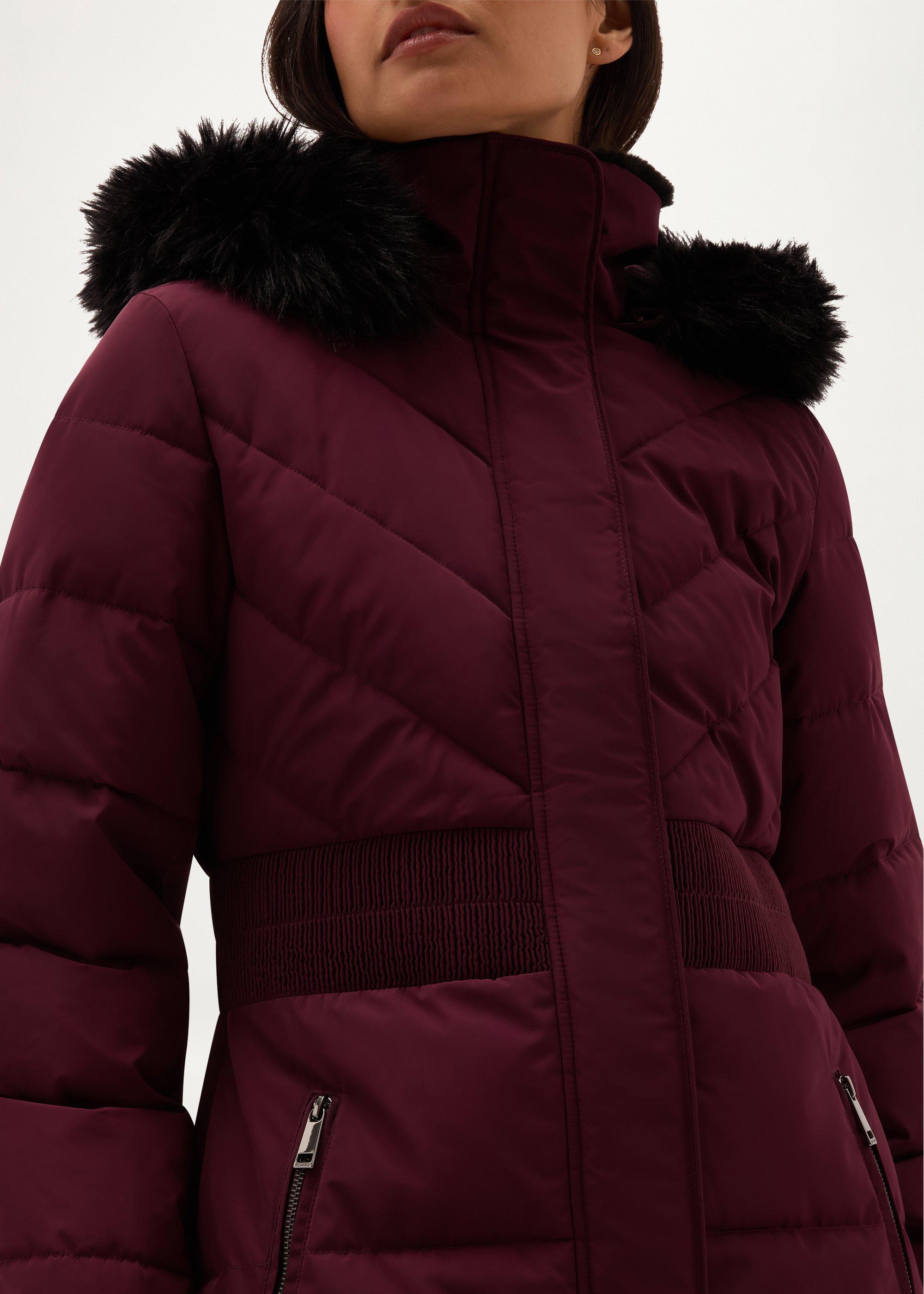 Bianca Water Resistant Puffer, Fig Purple, hi-res
