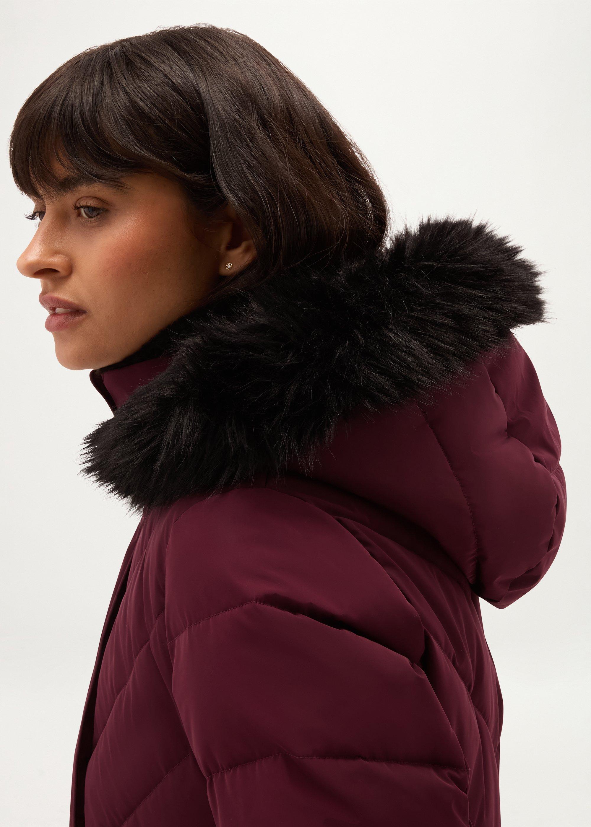 Bianca Water Resistant Puffer, Fig Purple, hi-res