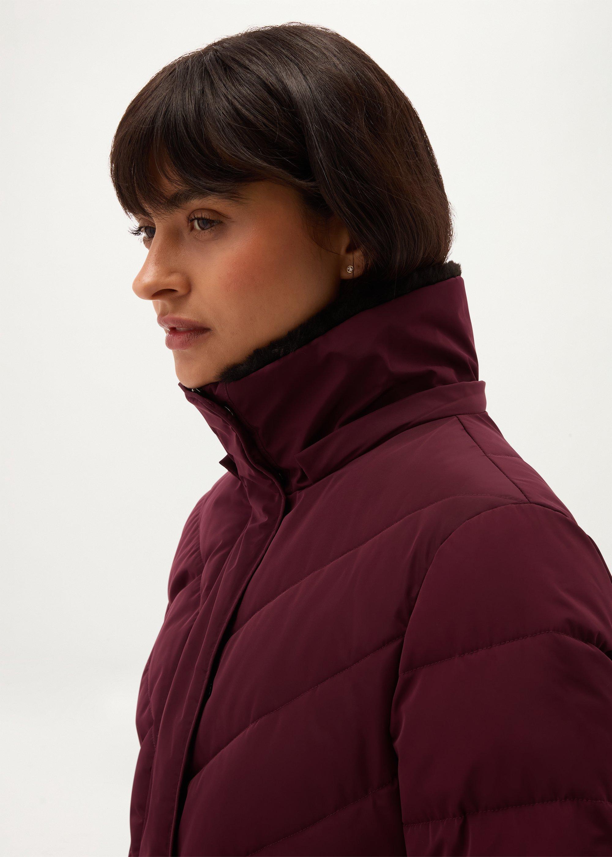 Bianca Water Resistant Puffer, Fig Purple, hi-res