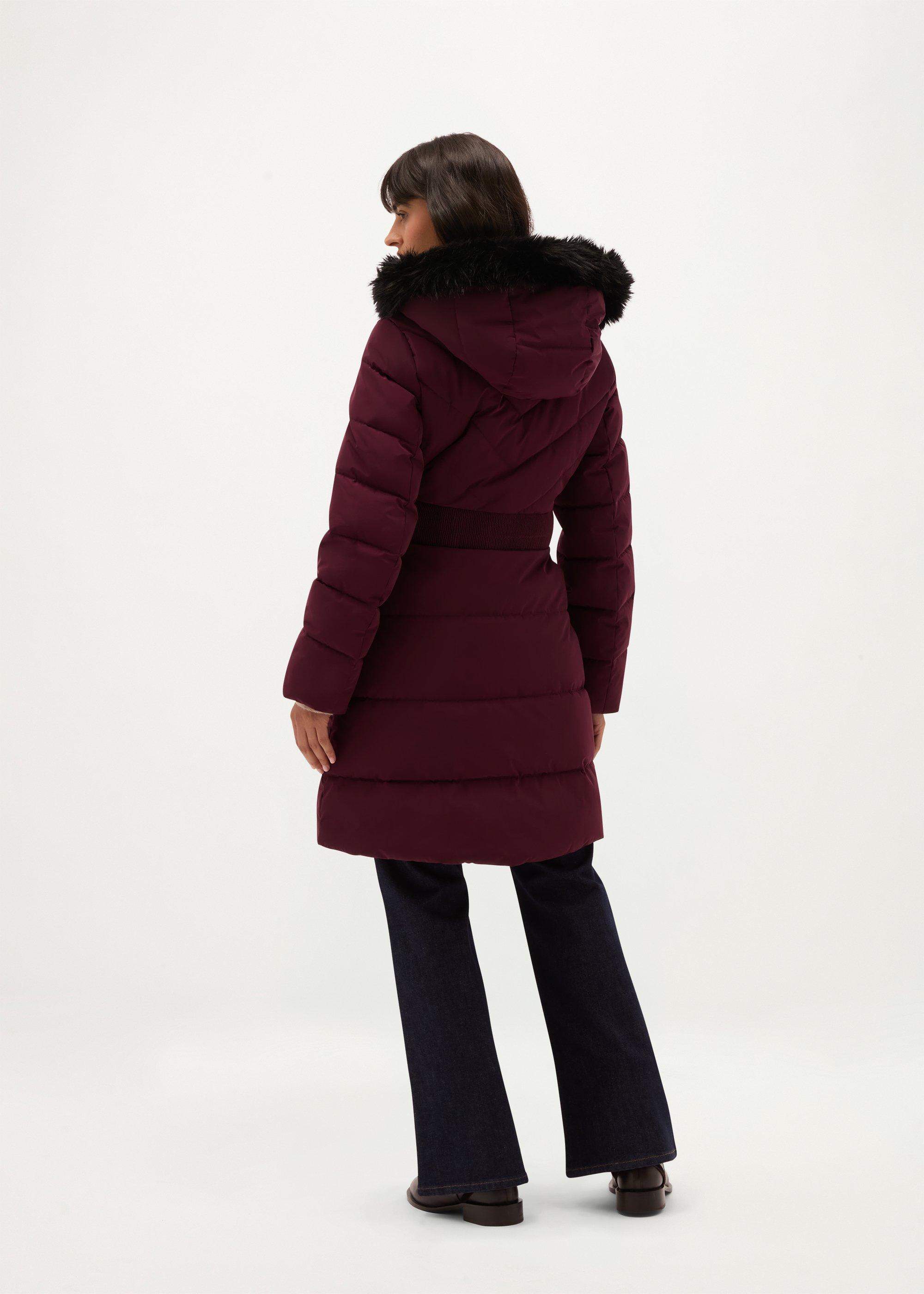 Bianca Water Resistant Puffer, Fig Purple, hi-res