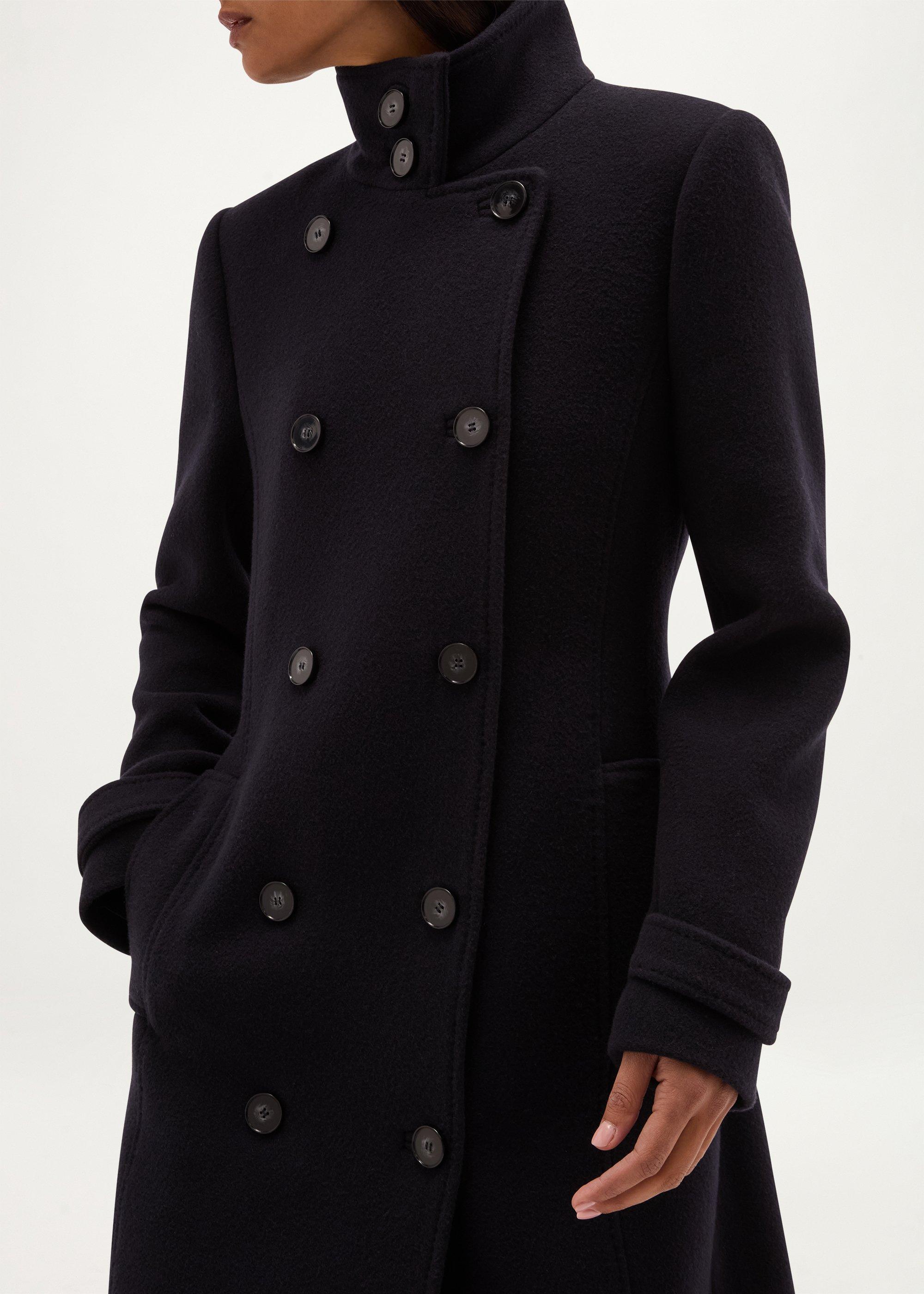 Roisin Wool Cashmere Coat, Hobbs Navy, hi-res