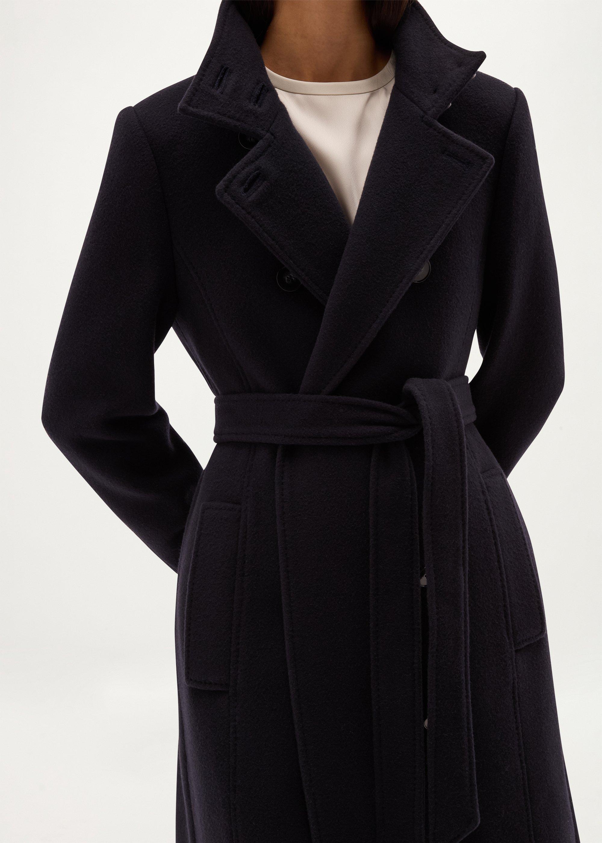 Roisin Wool Cashmere Coat, Hobbs Navy, hi-res