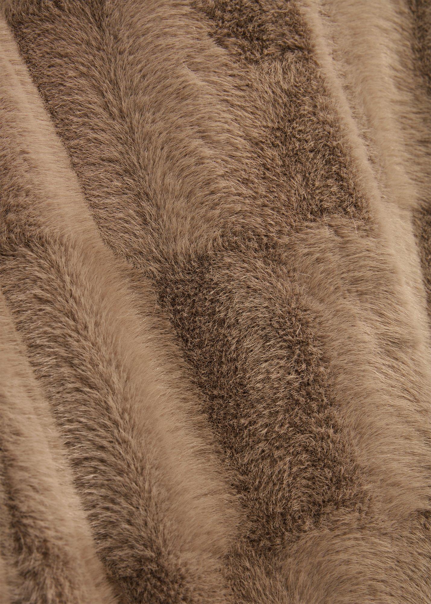 Andrea Faux Fur Coat, Mink, hi-res