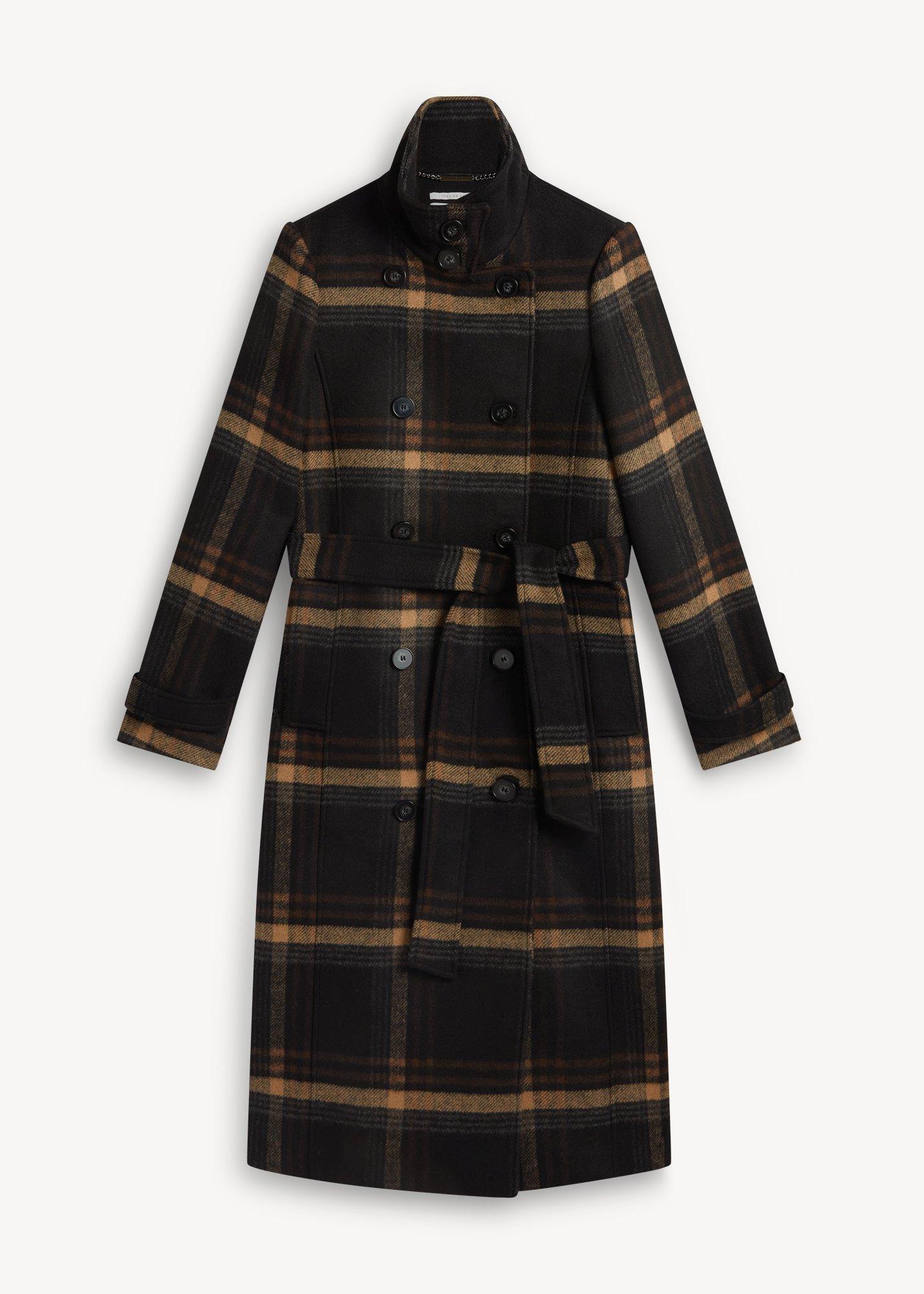 Brigitte Check Coat