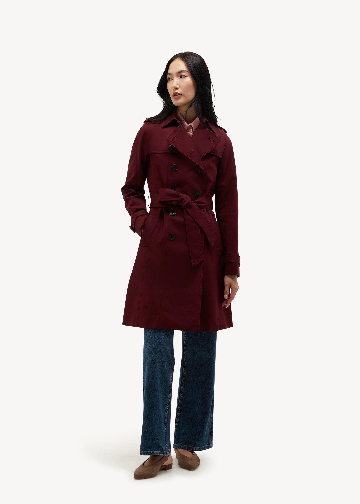 Skylar Shower Resistant Trench Coat