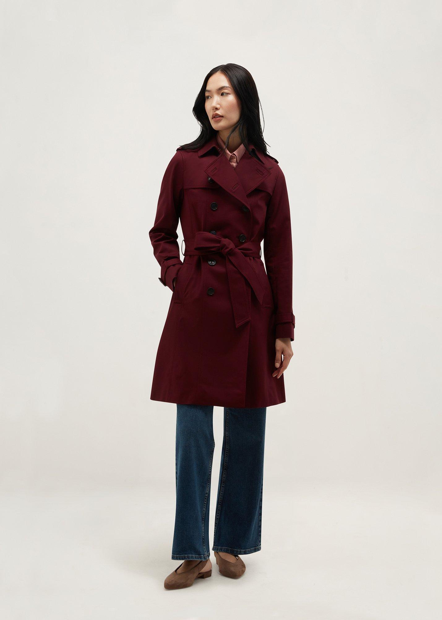 Petite Skylar Shower Resistant Trench