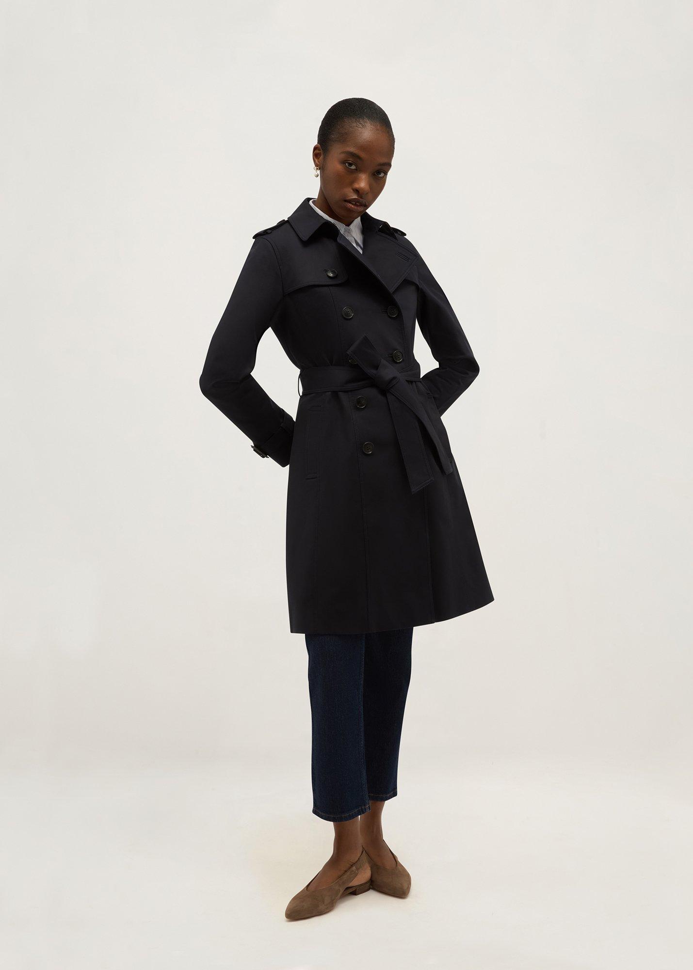 Petite Skylar Shower Resistant Trench
