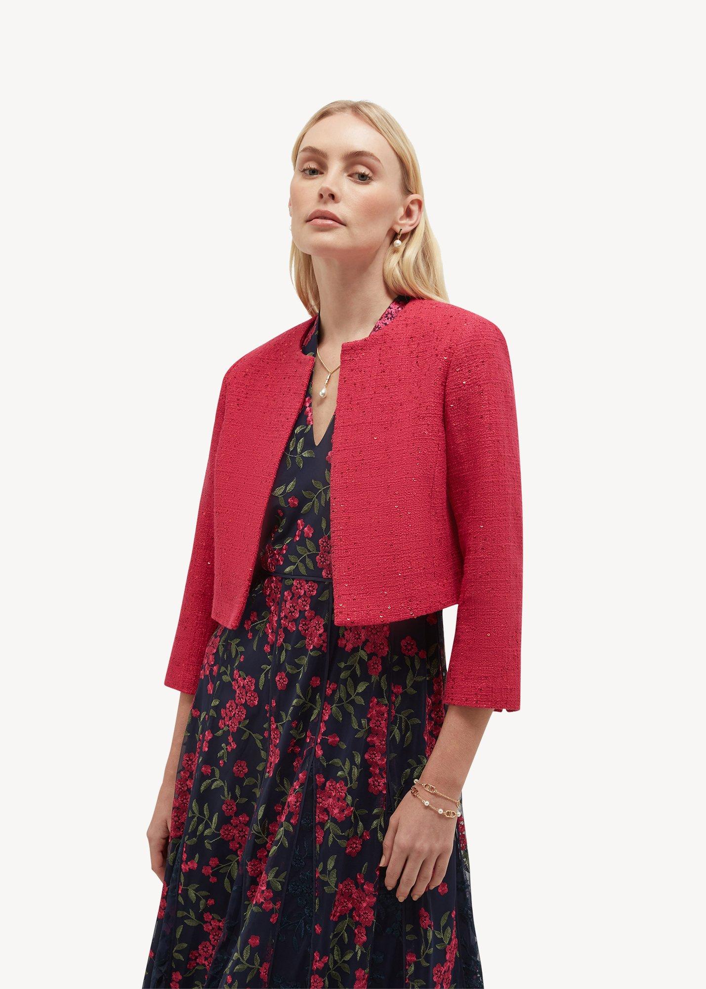 Prisha Sequin Tweed Jacket