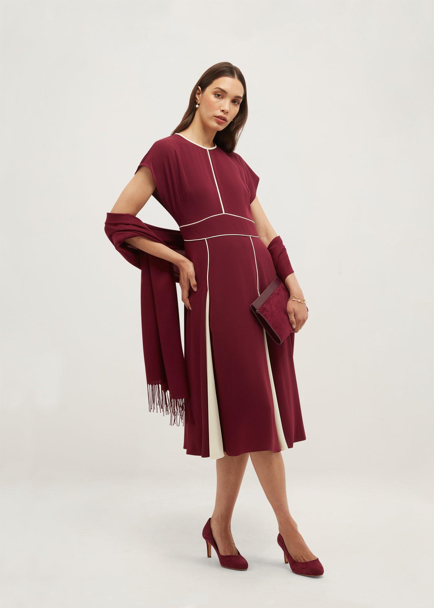 Matilda Scarf, Warm Plum, hi-res