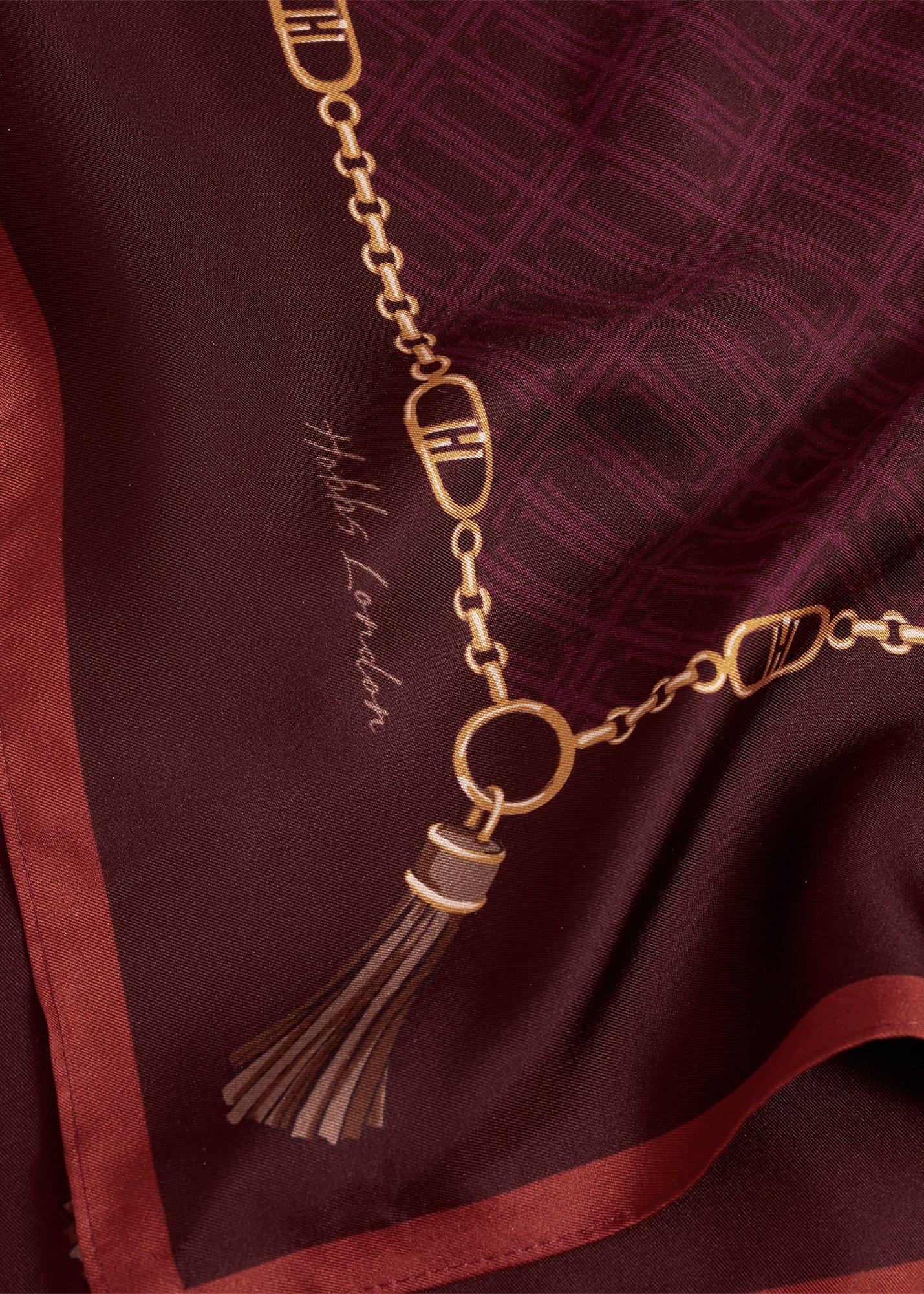Amy Silk Scarf, Fig Purple, hi-res