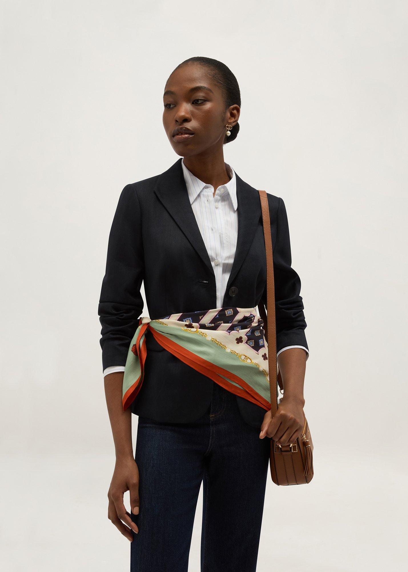 Beth Silk Scarf, Multi, hi-res