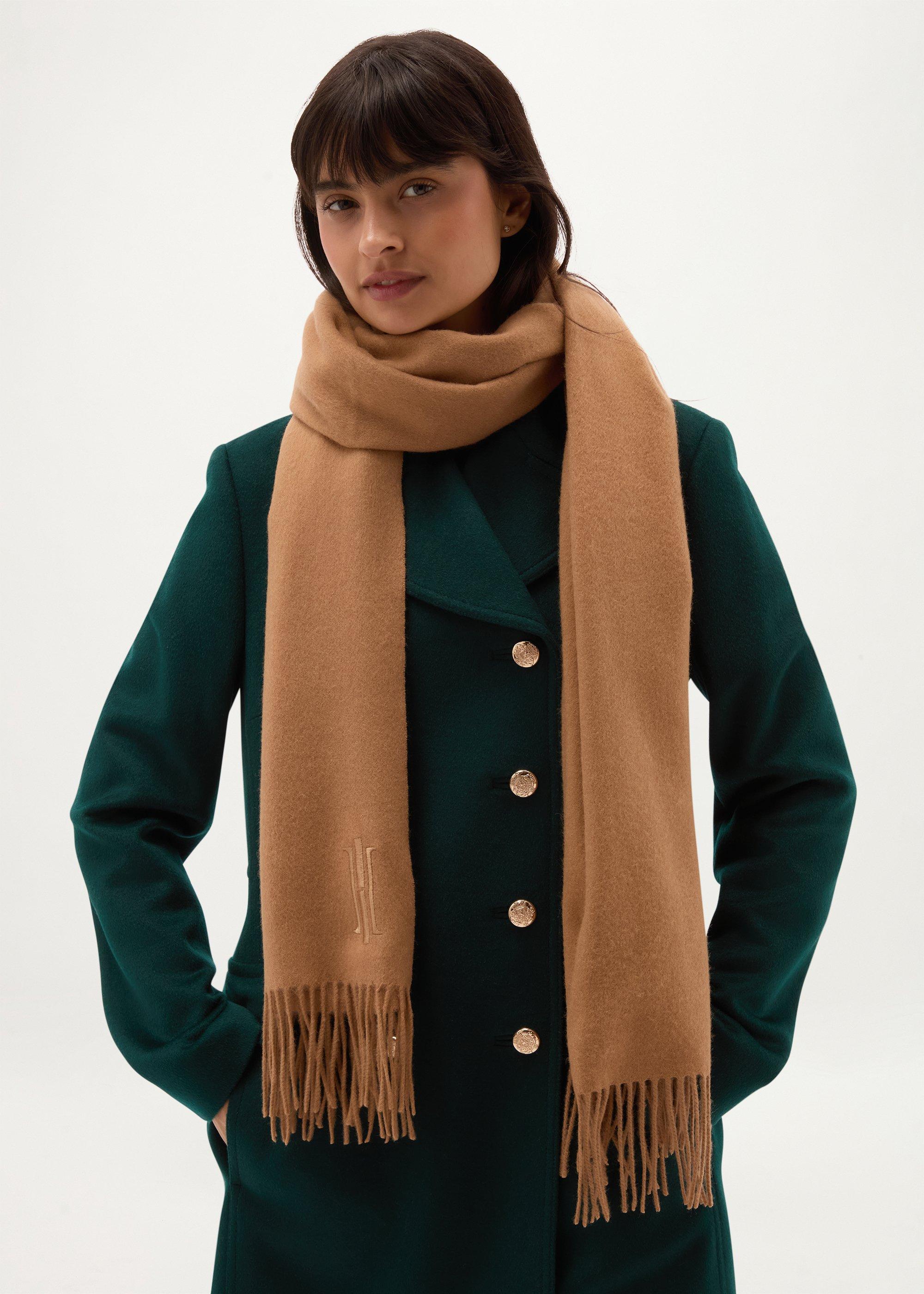 Emery Wool Scarf, Classic Camel, hi-res
