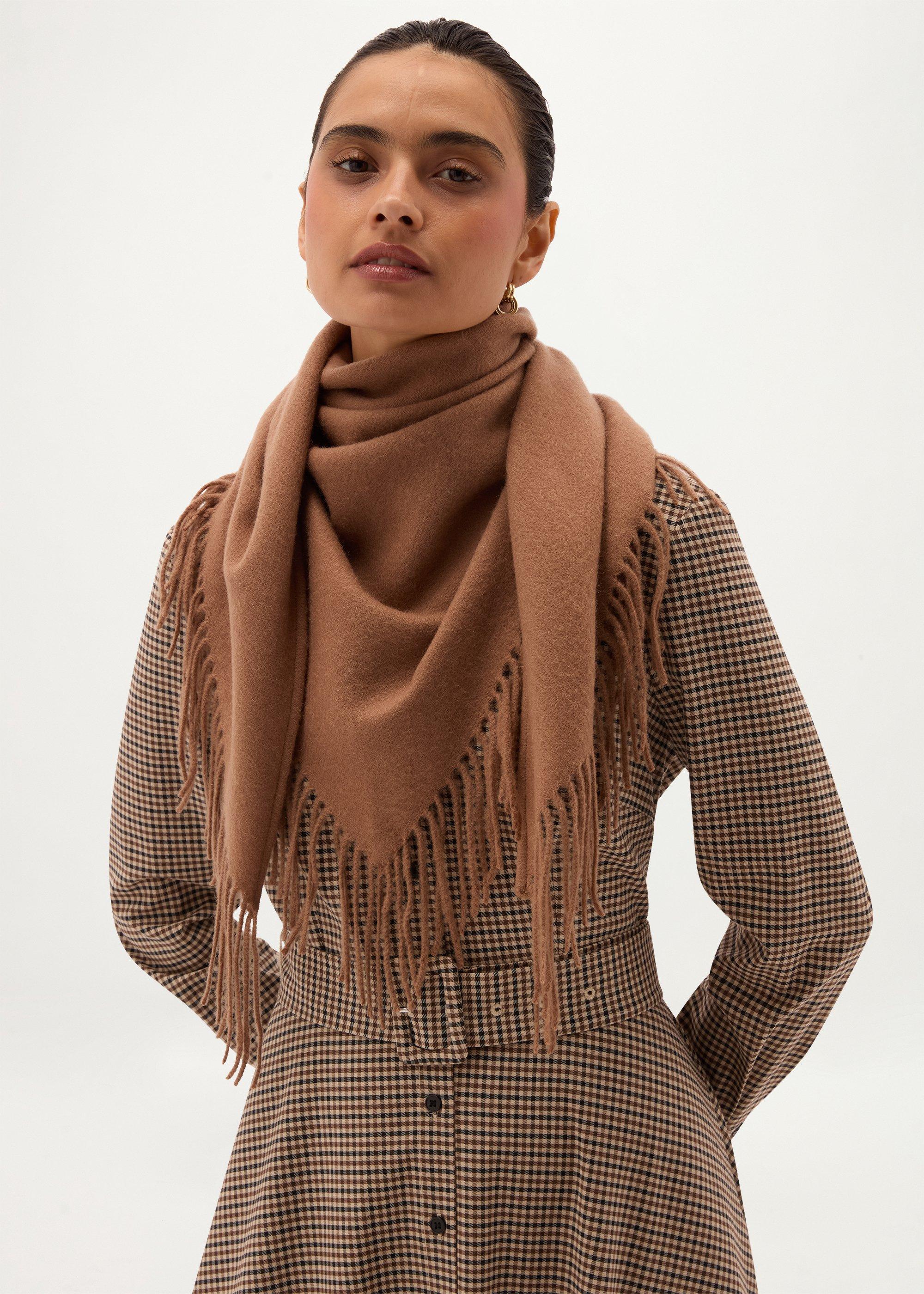 Charley Triangle Wool Scarf