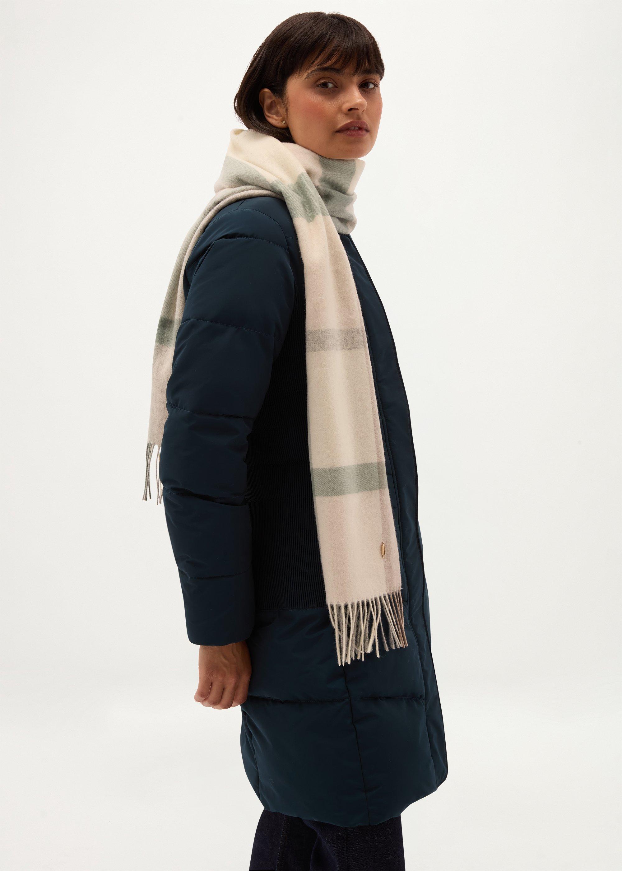 Chessie Wool Scarf, Sage Green Mult, hi-res