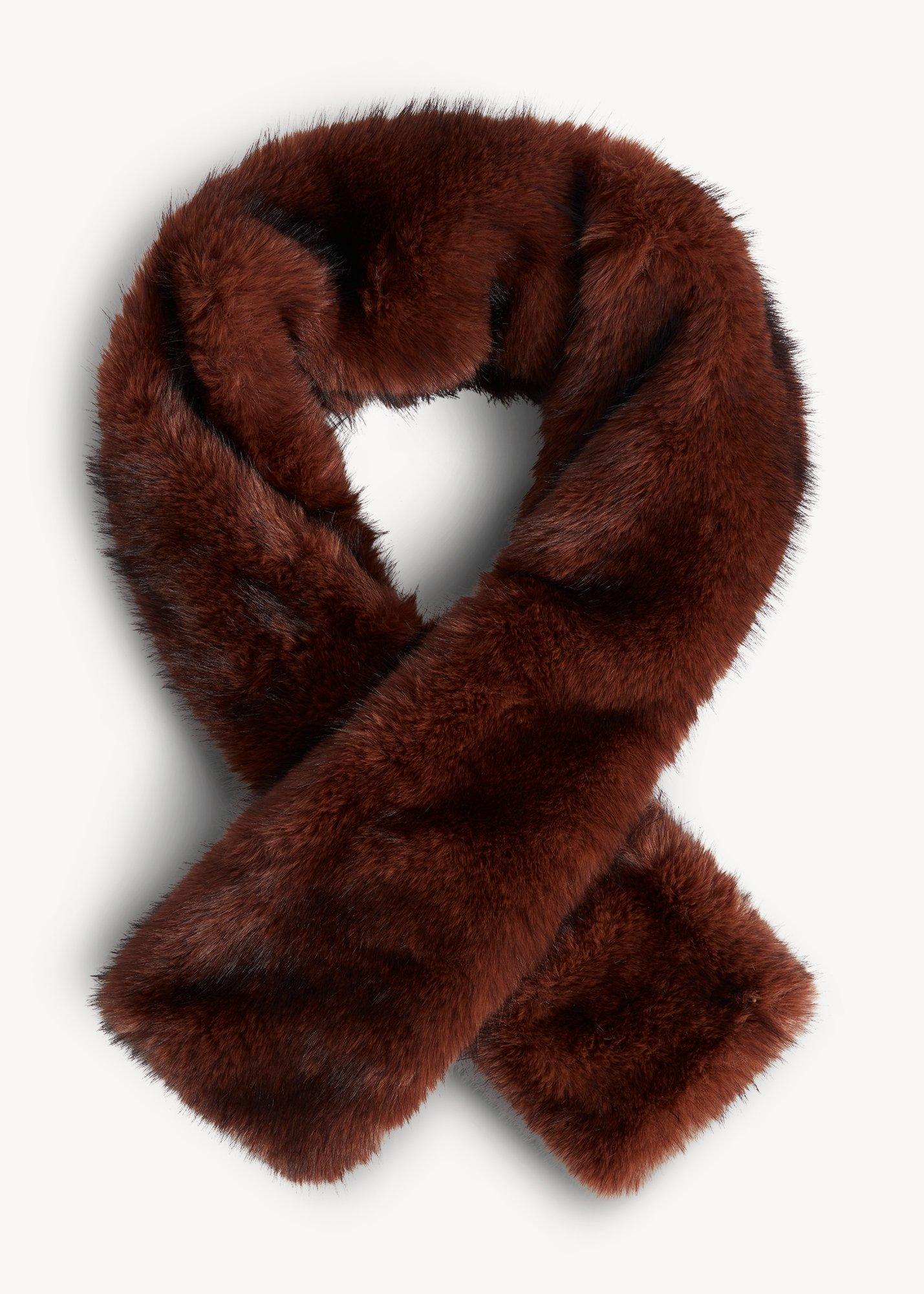Inez Faux Fur Shawl