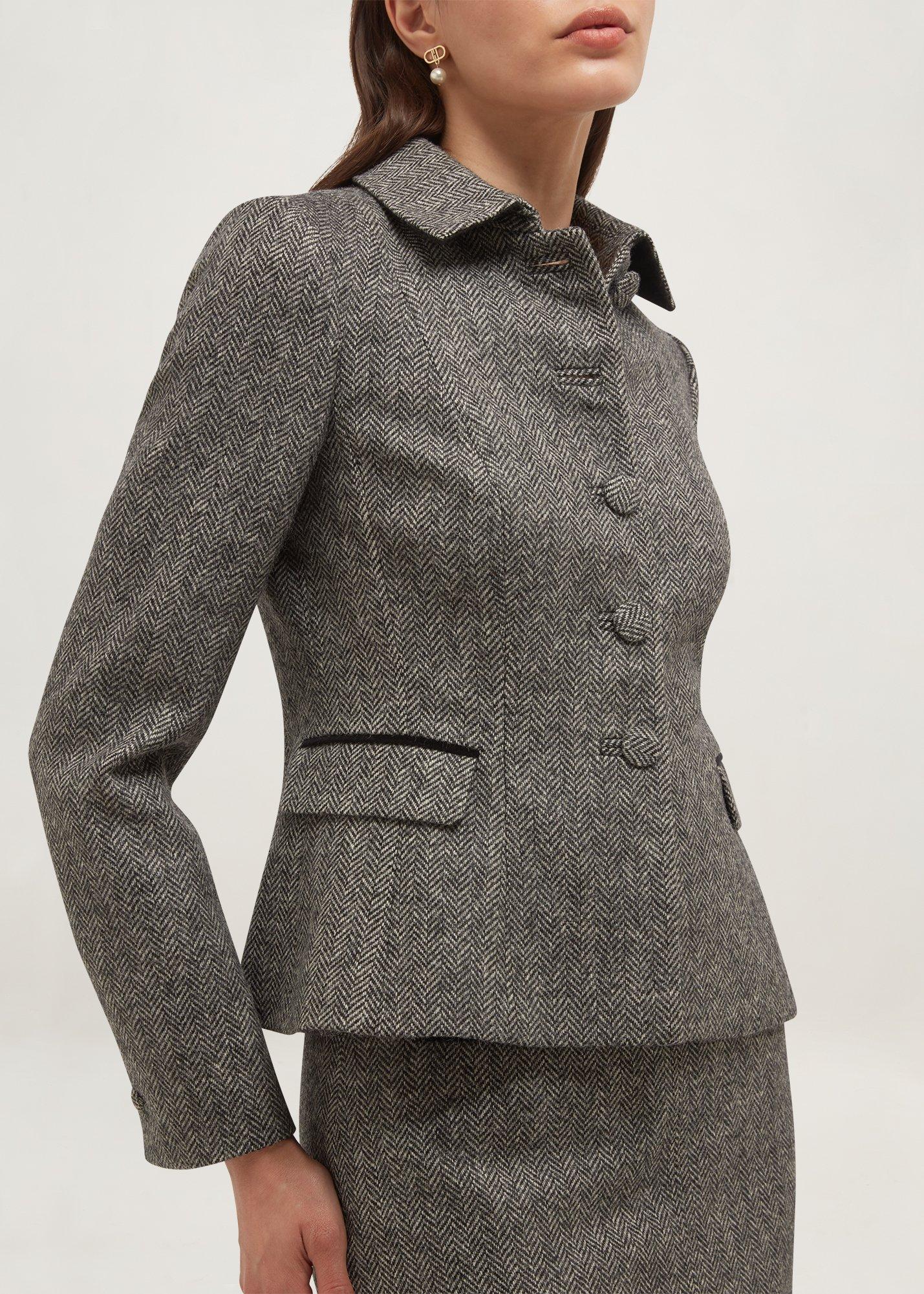 Daniella Jacket, Black White, hi-res