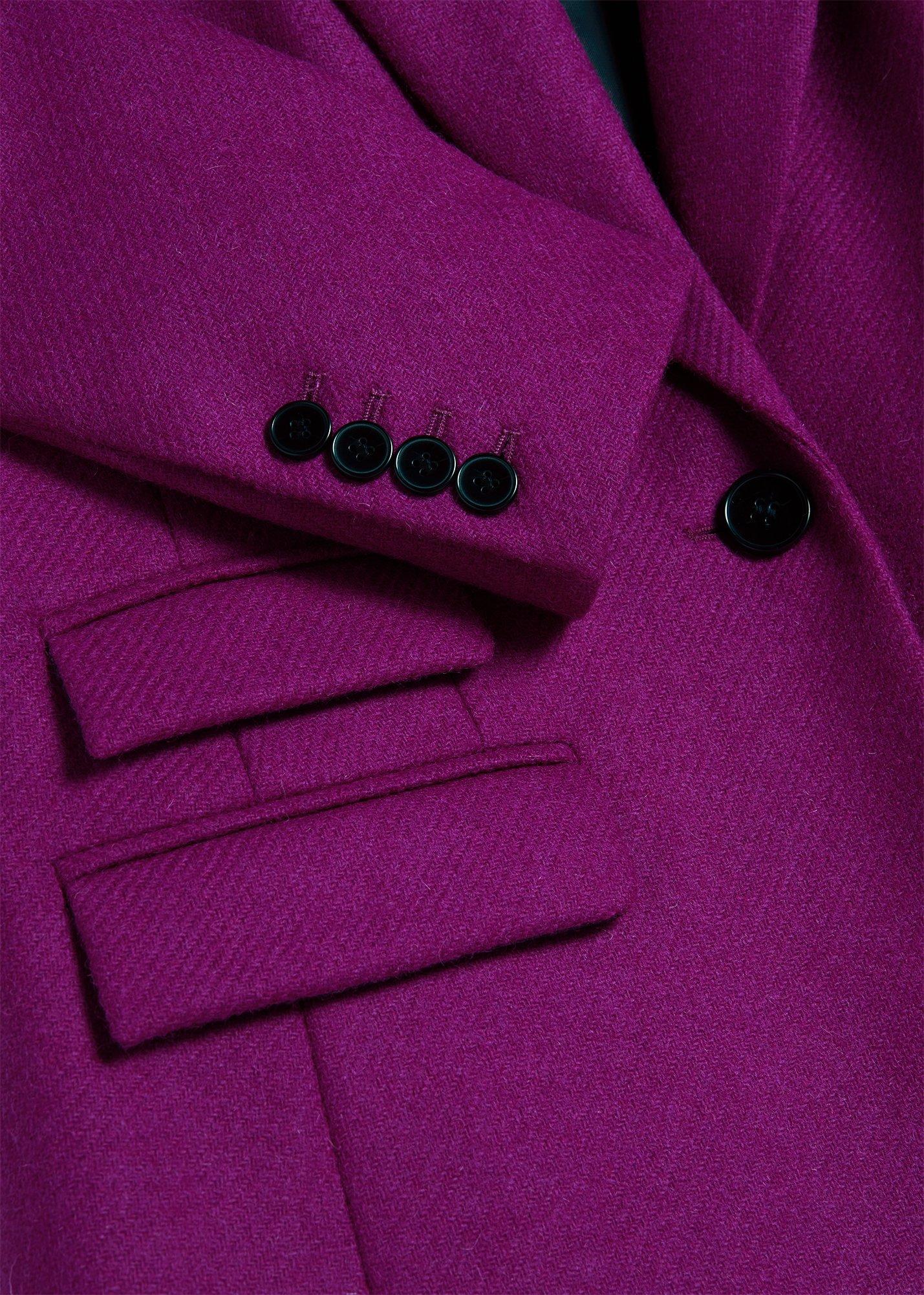 Claire Wool Jacket, Purple, hi-res