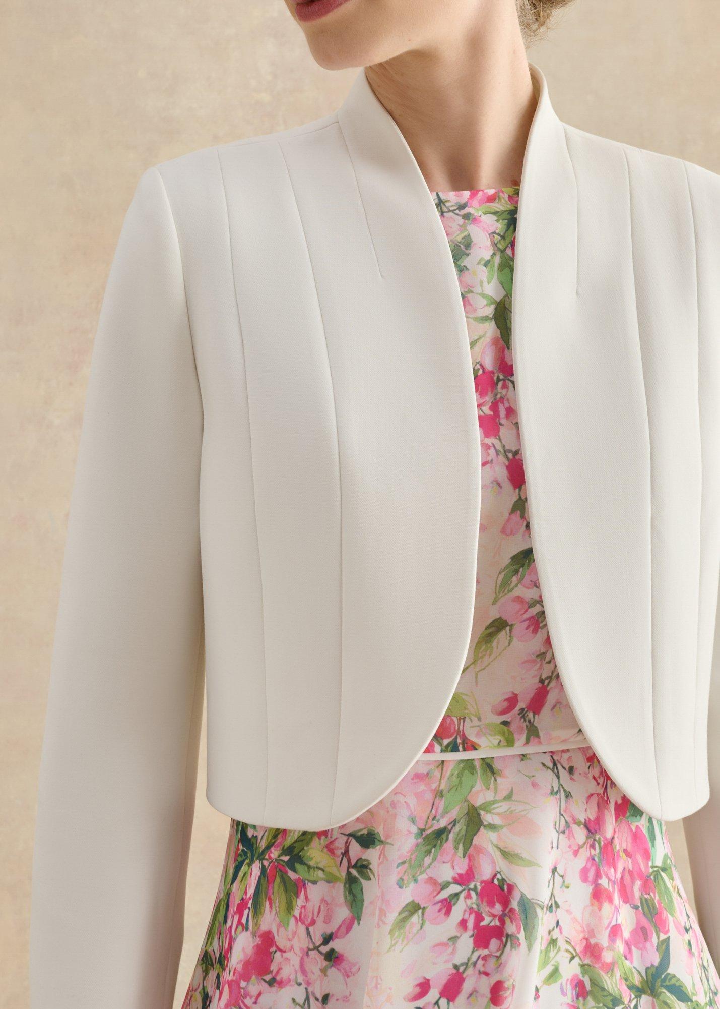 Eliana Seam Jacket, Ivory, hi-res