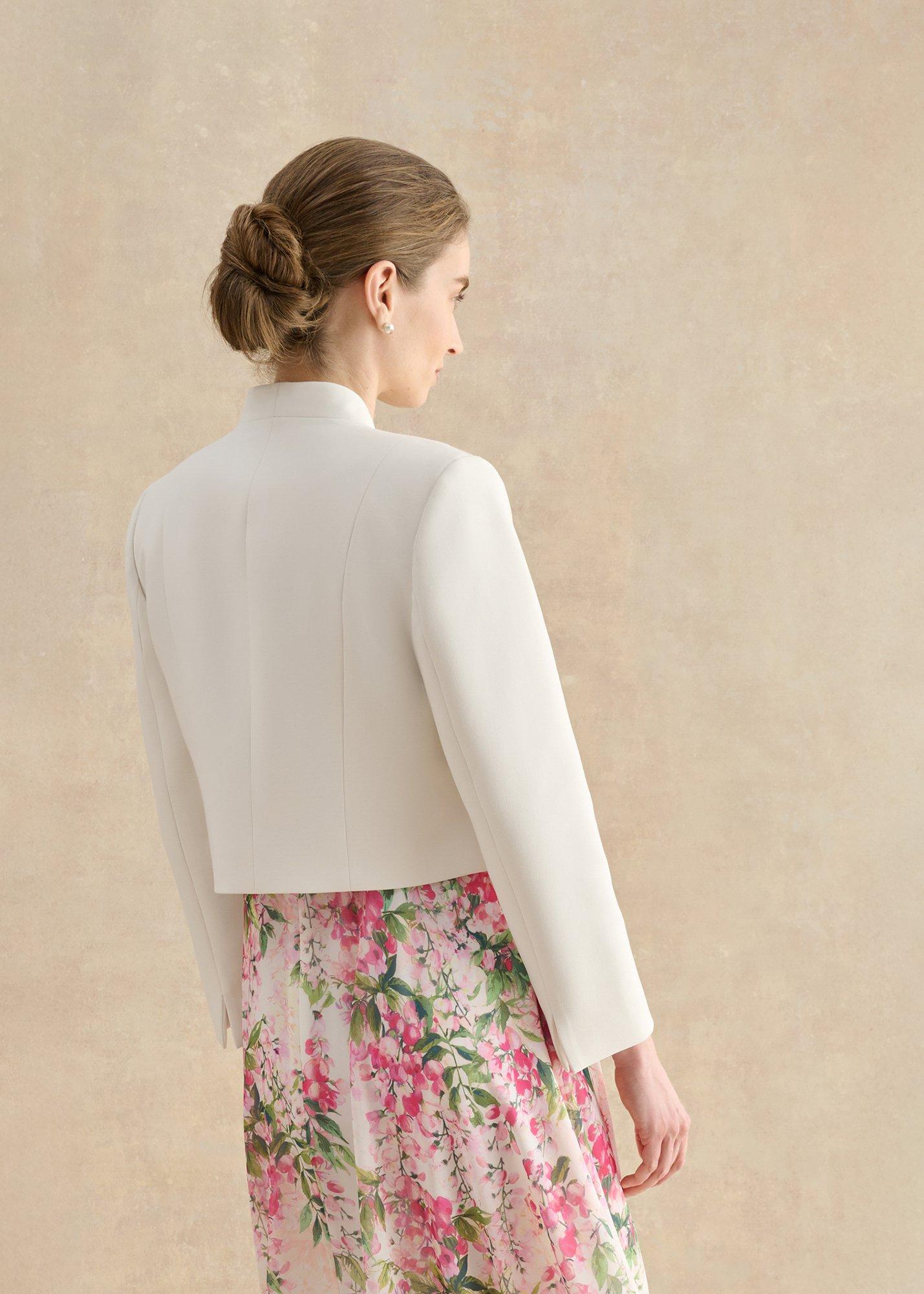 Eliana Seam Jacket, Ivory, hi-res