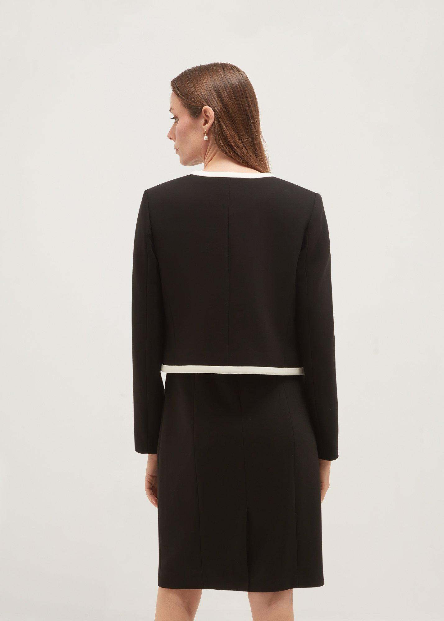 Rosalind Jacket, Black Ivory, hi-res