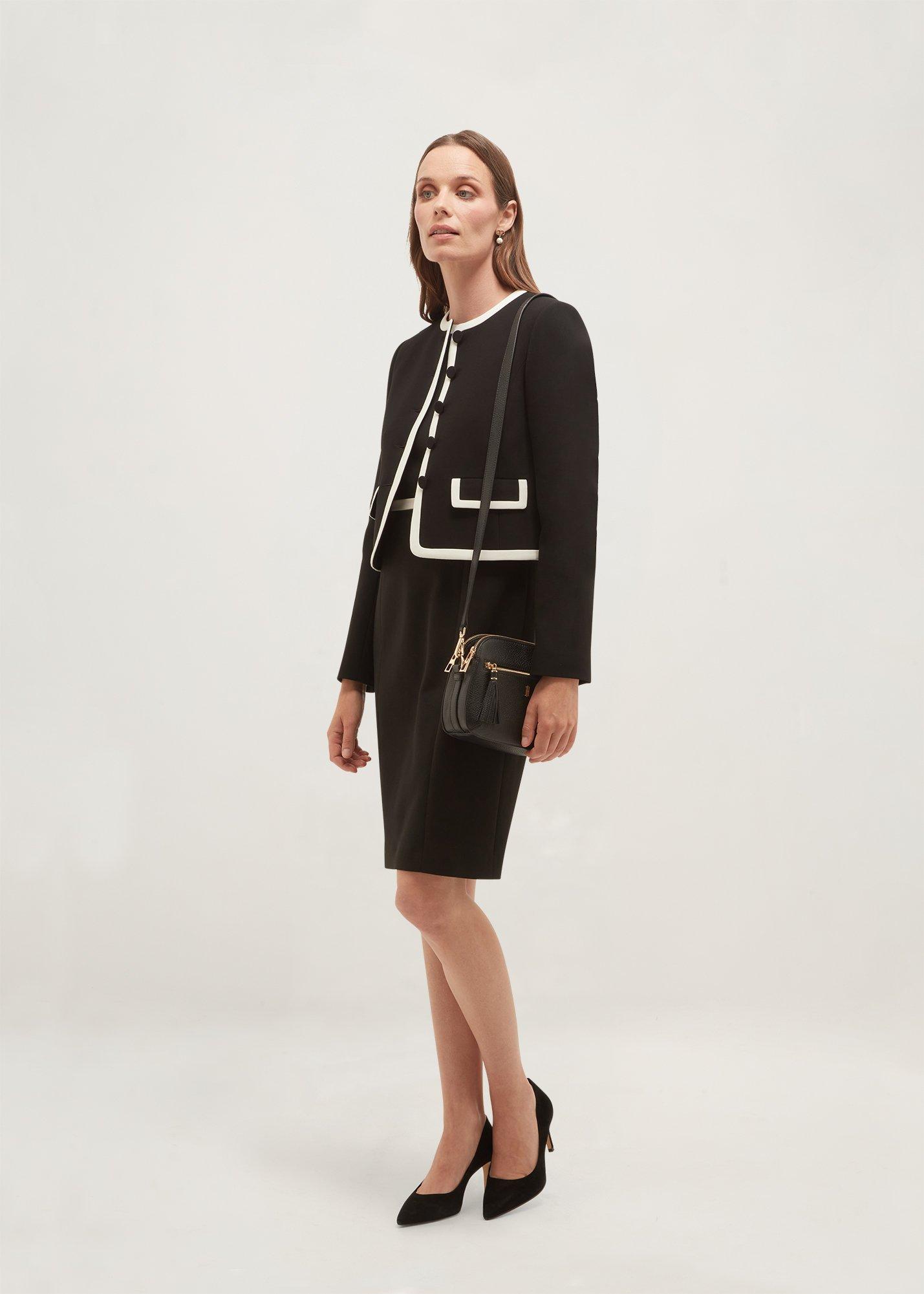 Rosalind Jacket, Black Ivory, hi-res