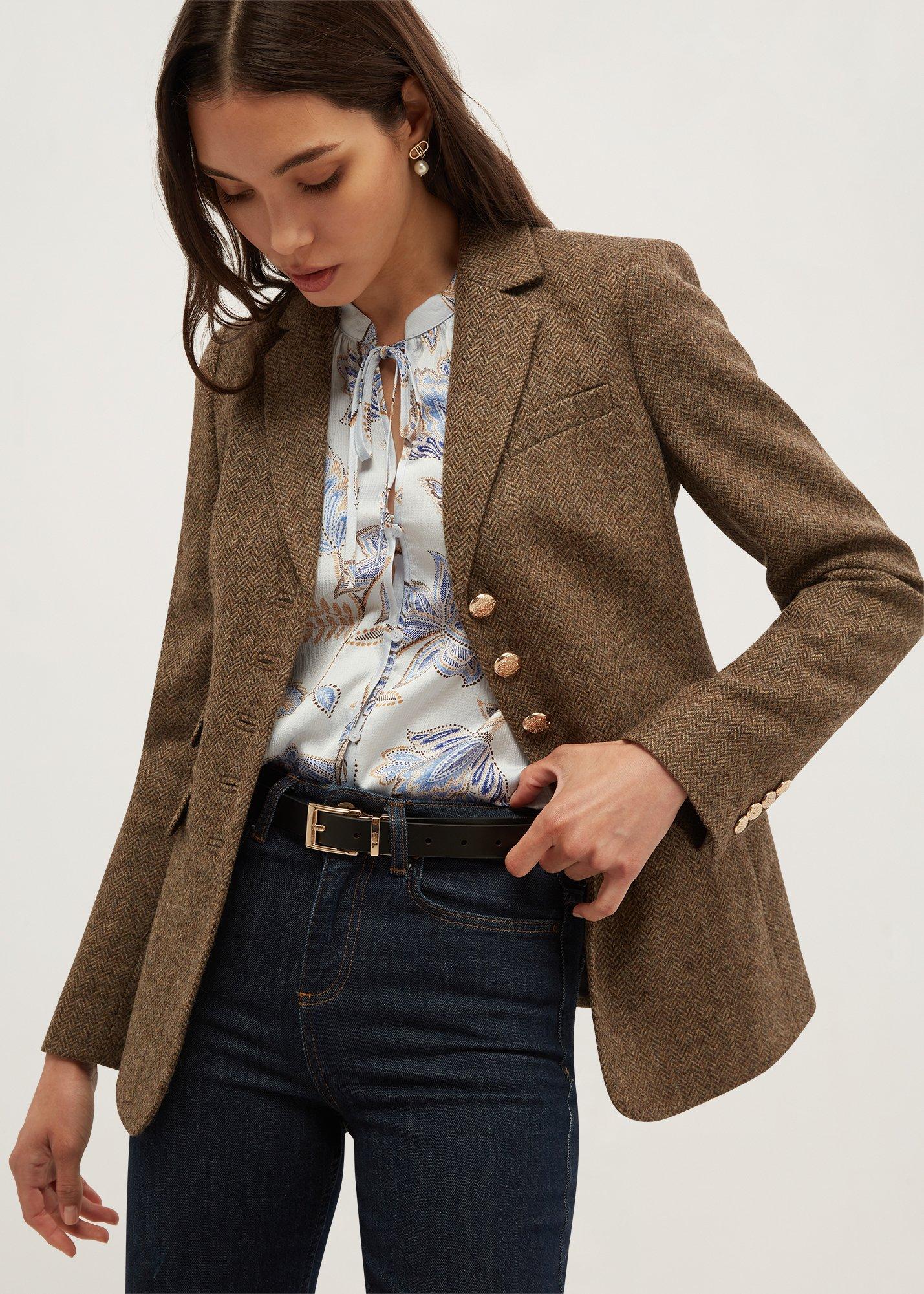 Tabitha Jacket, Brown, hi-res