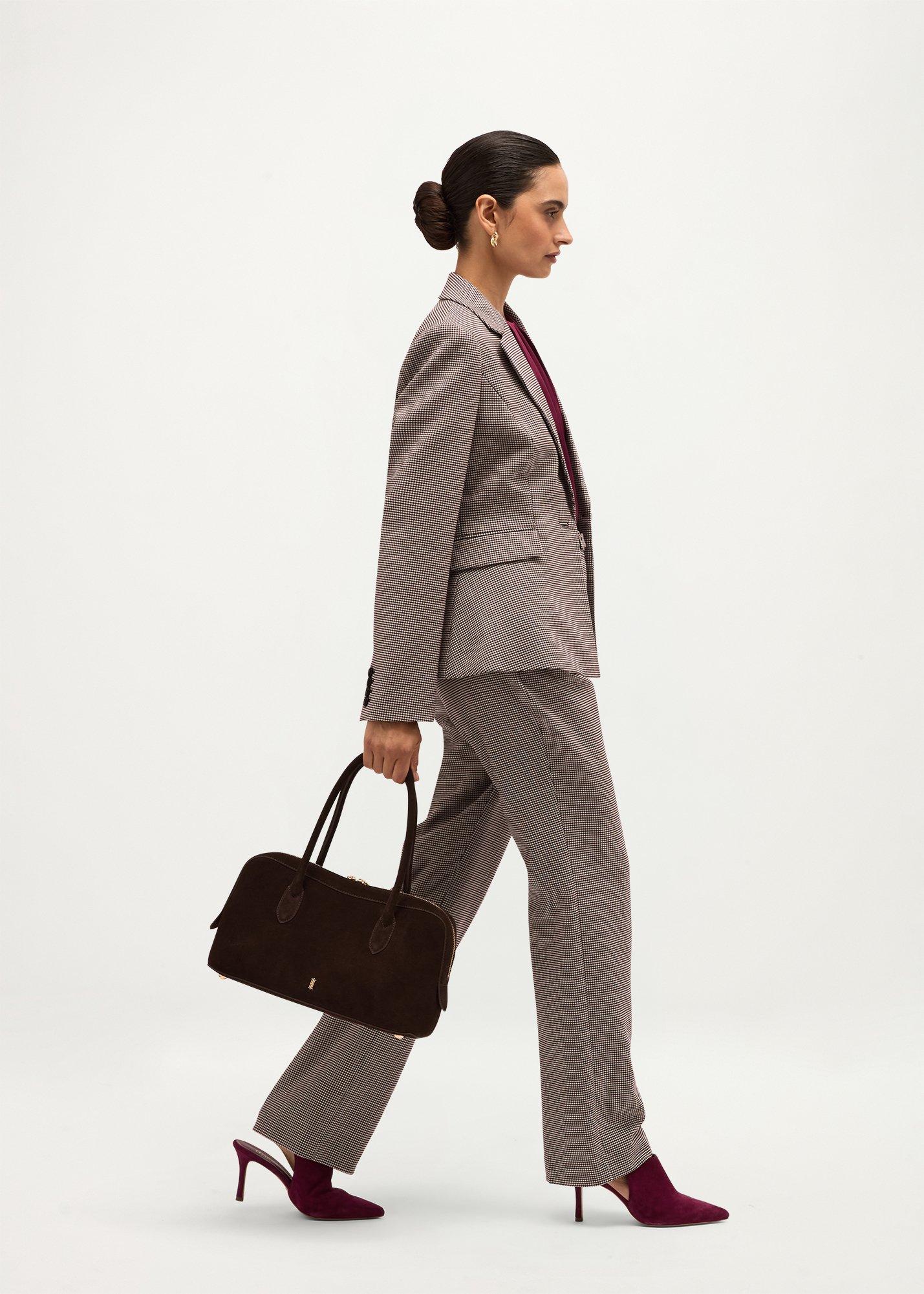 Imogen Wool Blend Jacket, Plum Multi, hi-res