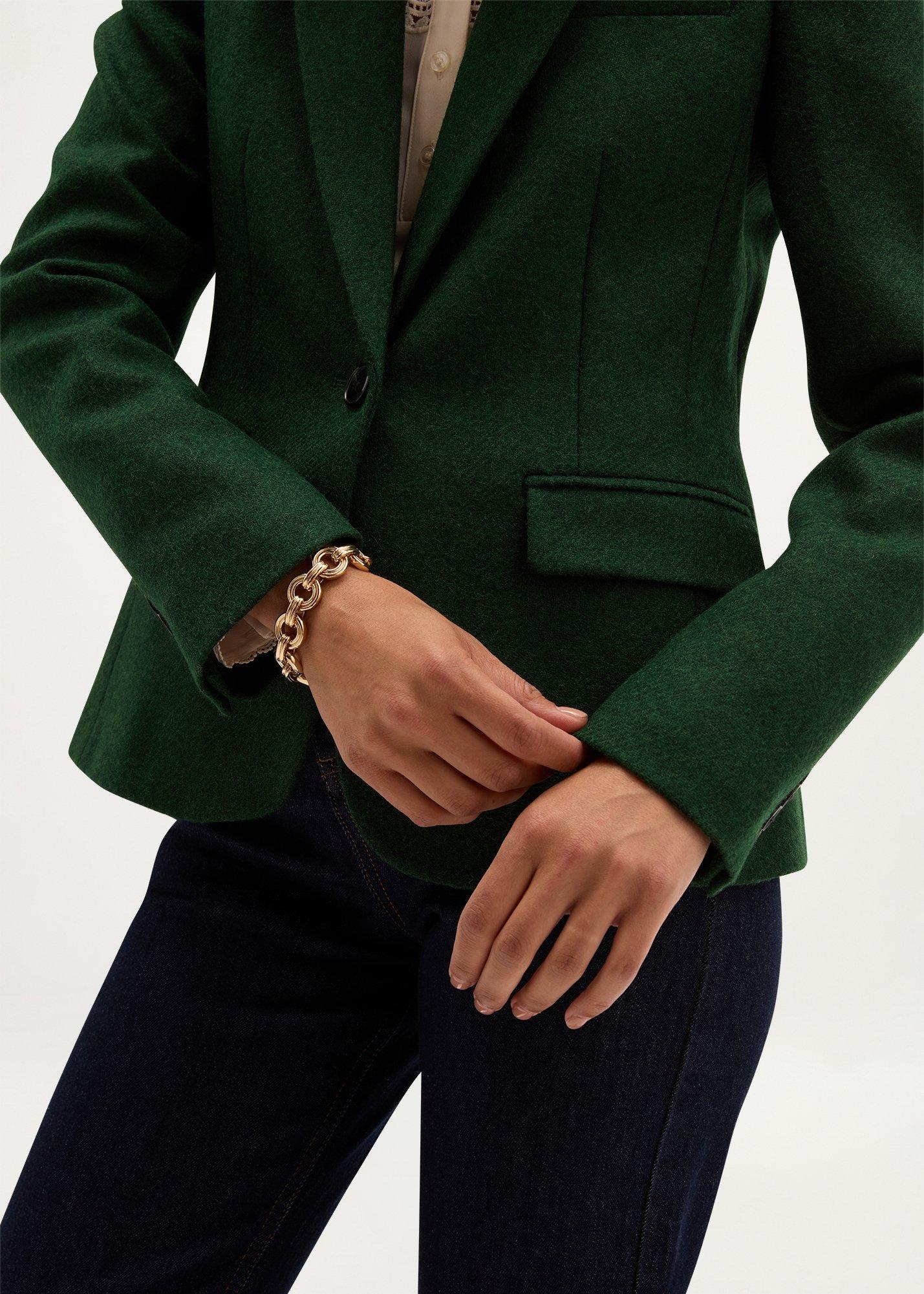 Petite Blake Jacket, Dark Green, hi-res