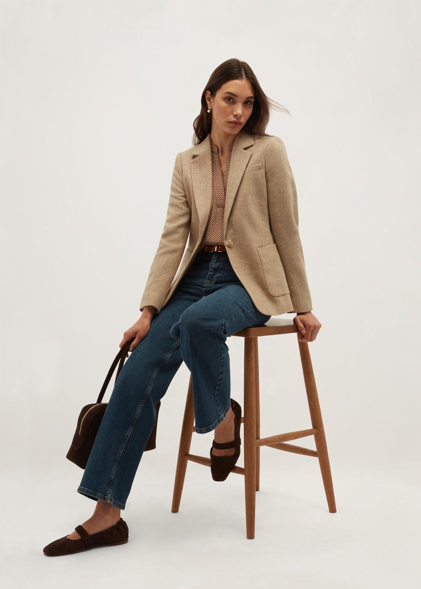 Lilla Jacket, Oat Brown, hi-res