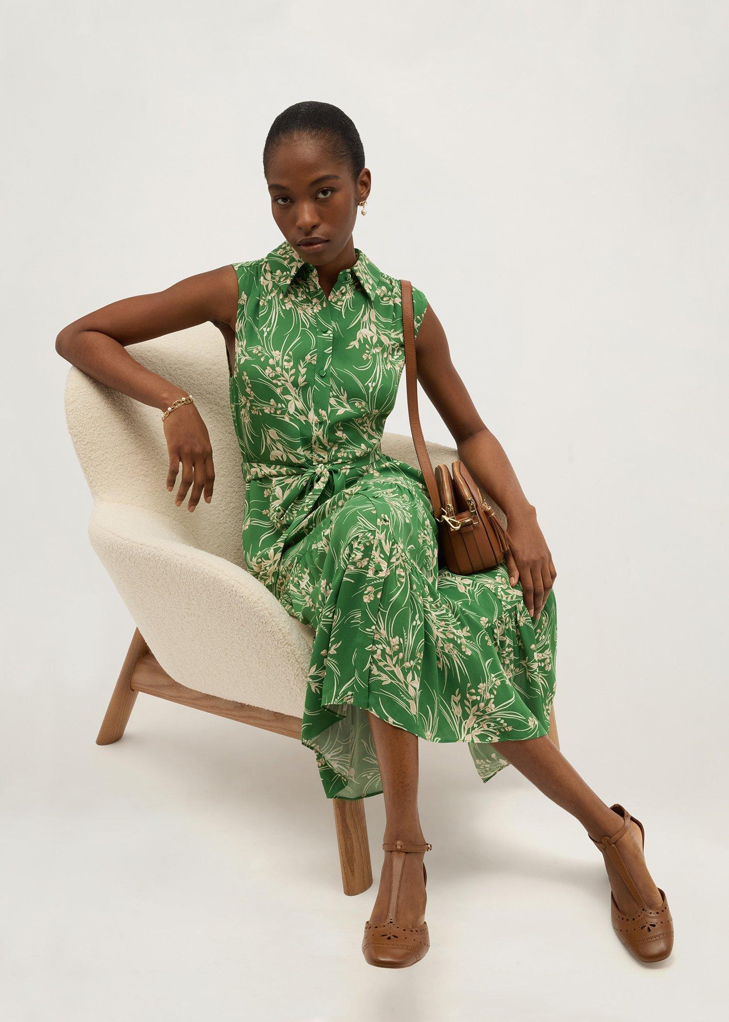 Thea Dress, Green Multi, hi-res