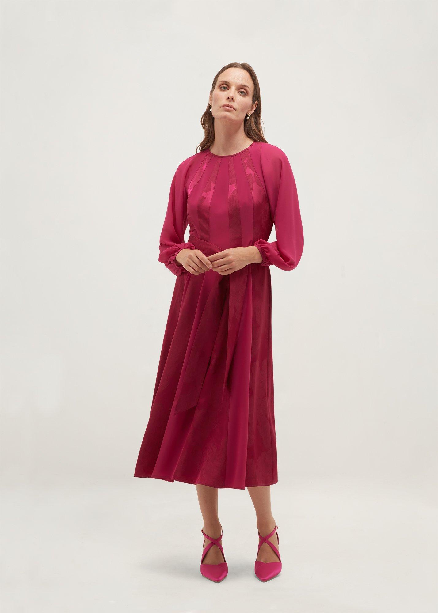 Petite Loren Jacquard Dress