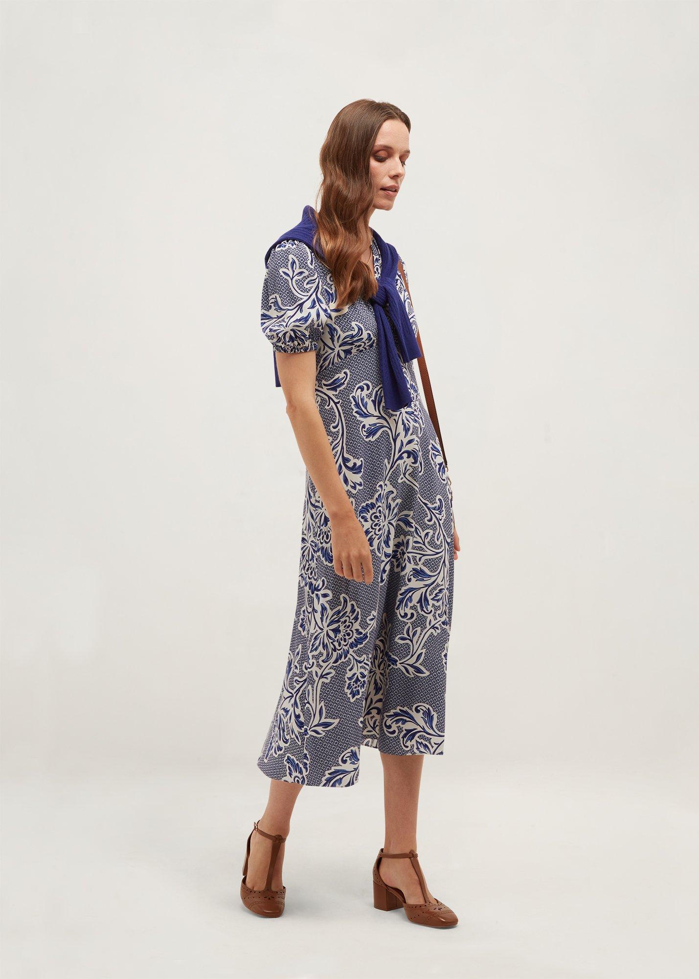Sidonie Dress, Blue Cream, hi-res