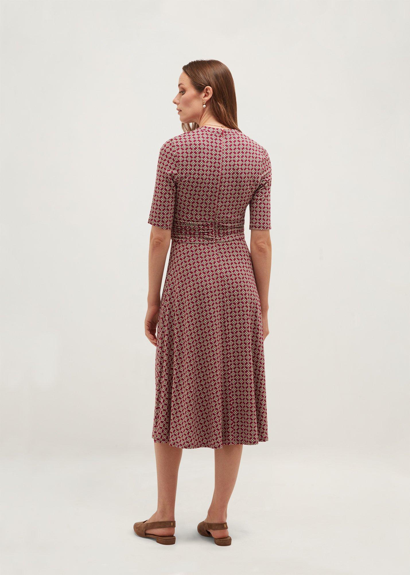 Jaci Jersey Dress, Pink Multi, hi-res