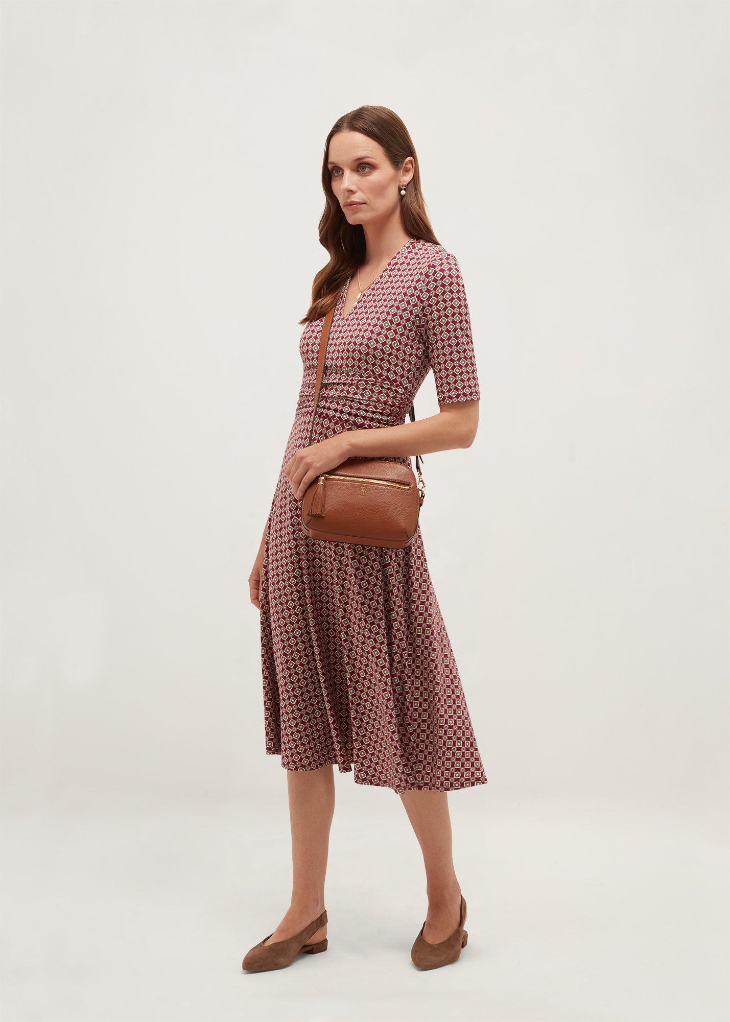 Jaci Jersey Dress, Pink Multi, hi-res