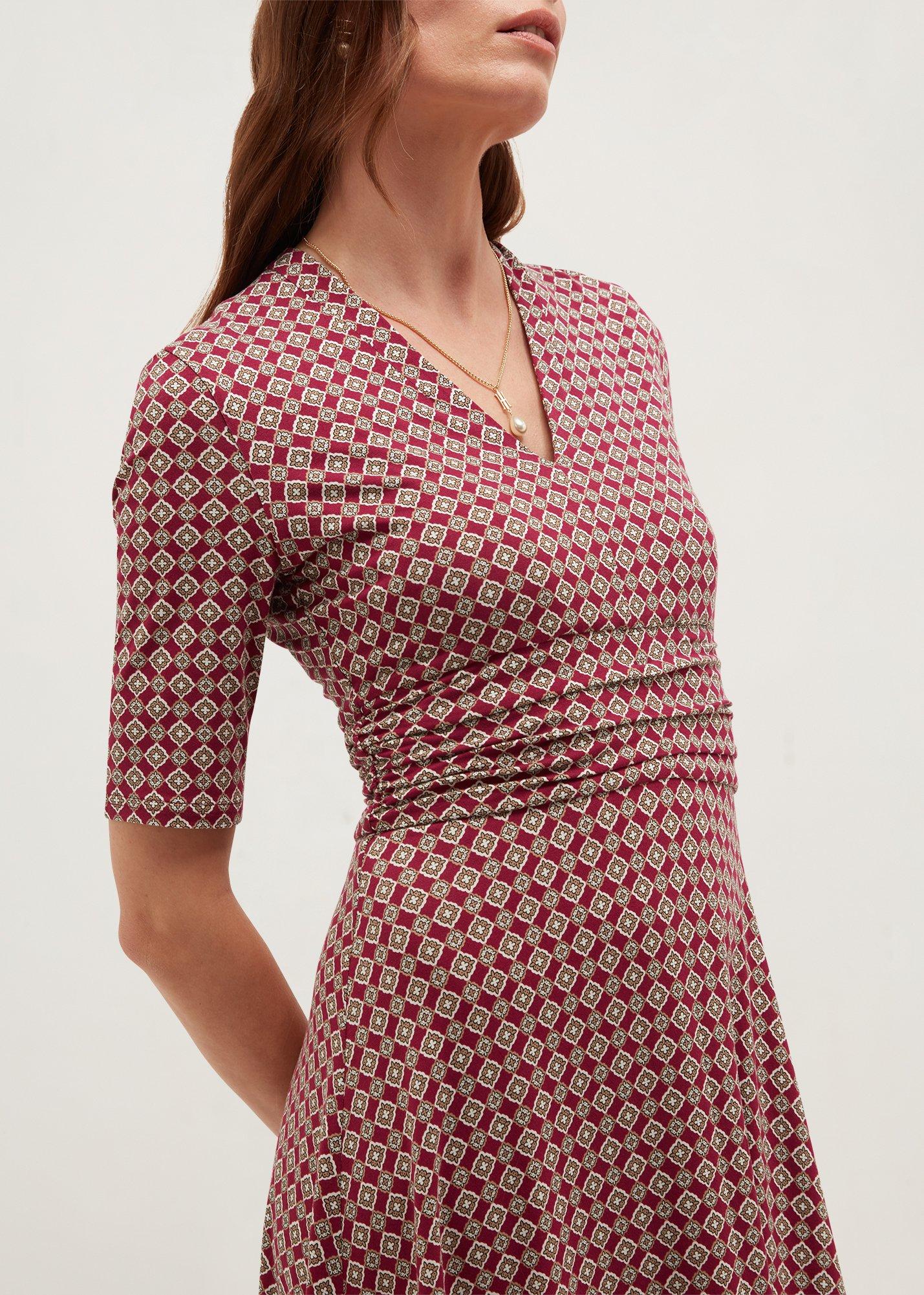Petite Jaci Jersey Dress, Pink Multi, hi-res