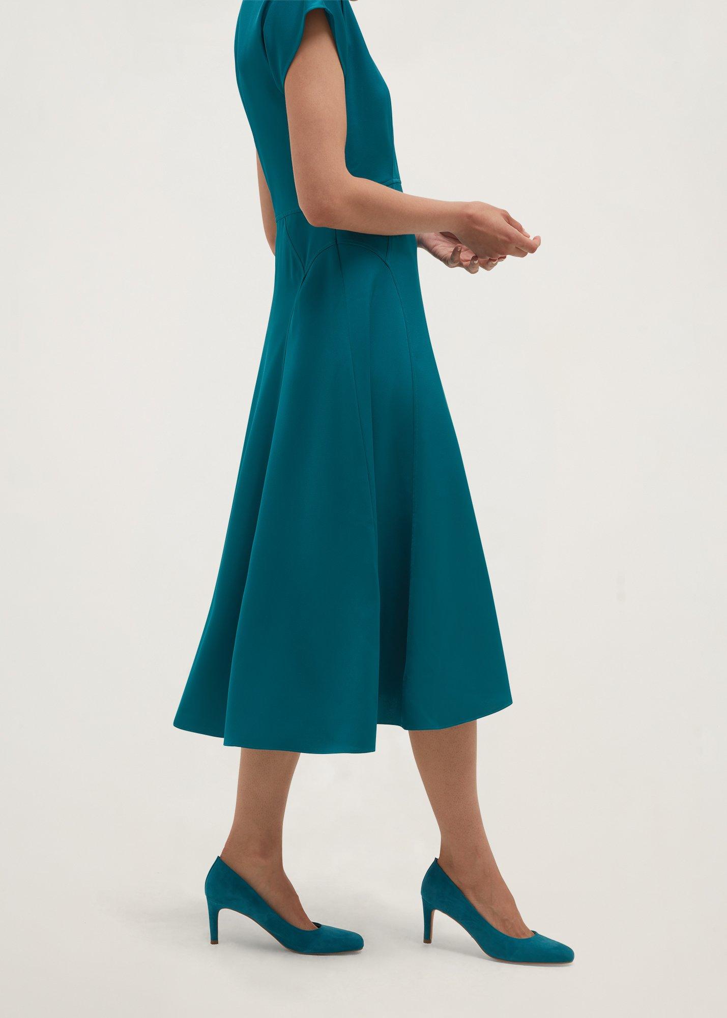 Adela Dress, Lagoon Blue, hi-res