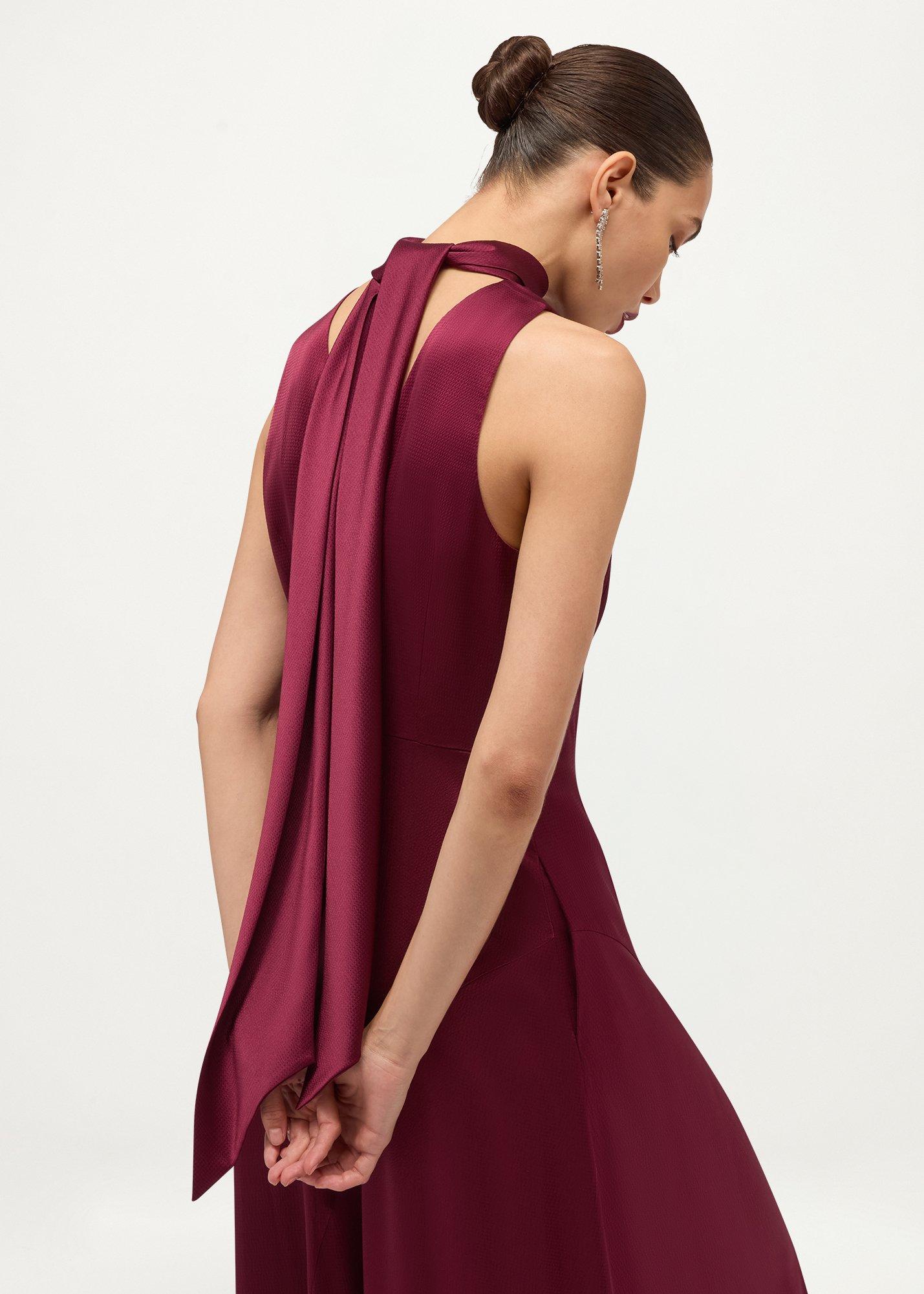 Marilyn Dress, Warm Plum, hi-res