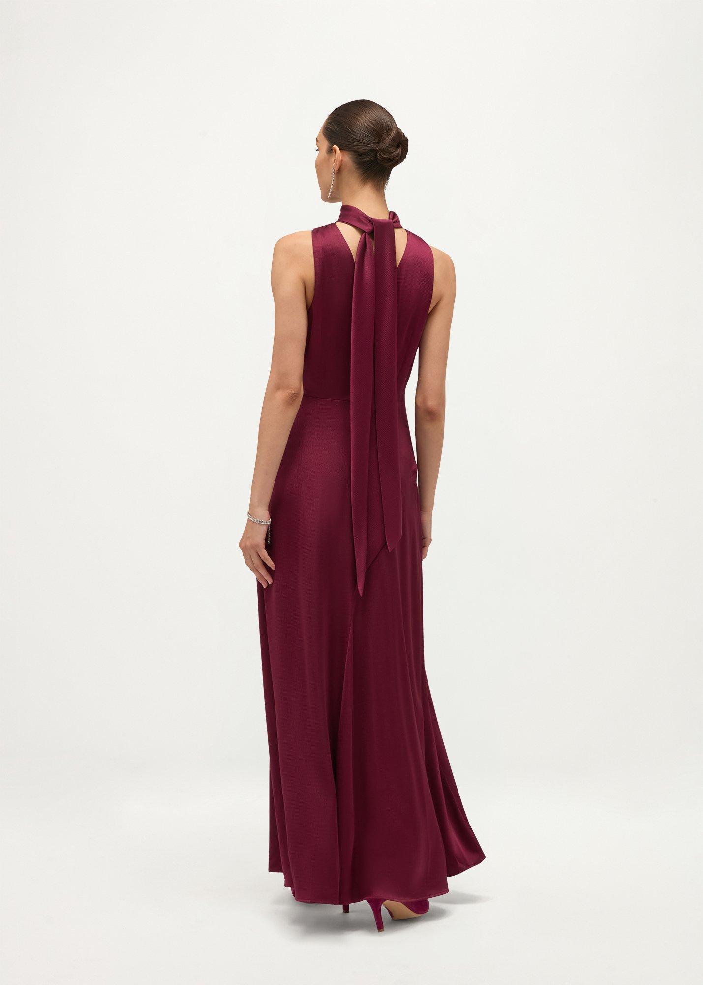 Marilyn Dress, Warm Plum, hi-res